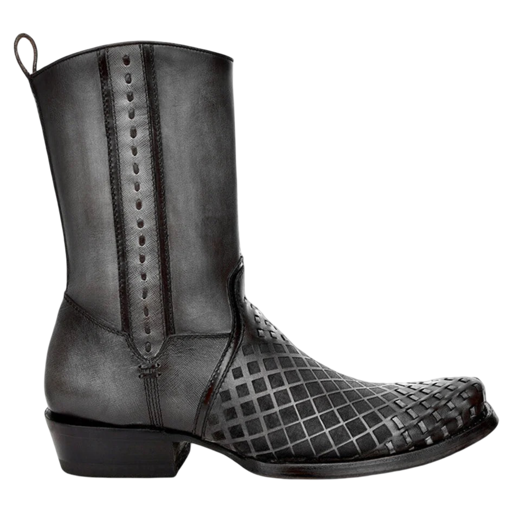 Cuadra MN Urban Western Oxford Cowhide Boot 1J1XRS Light Black