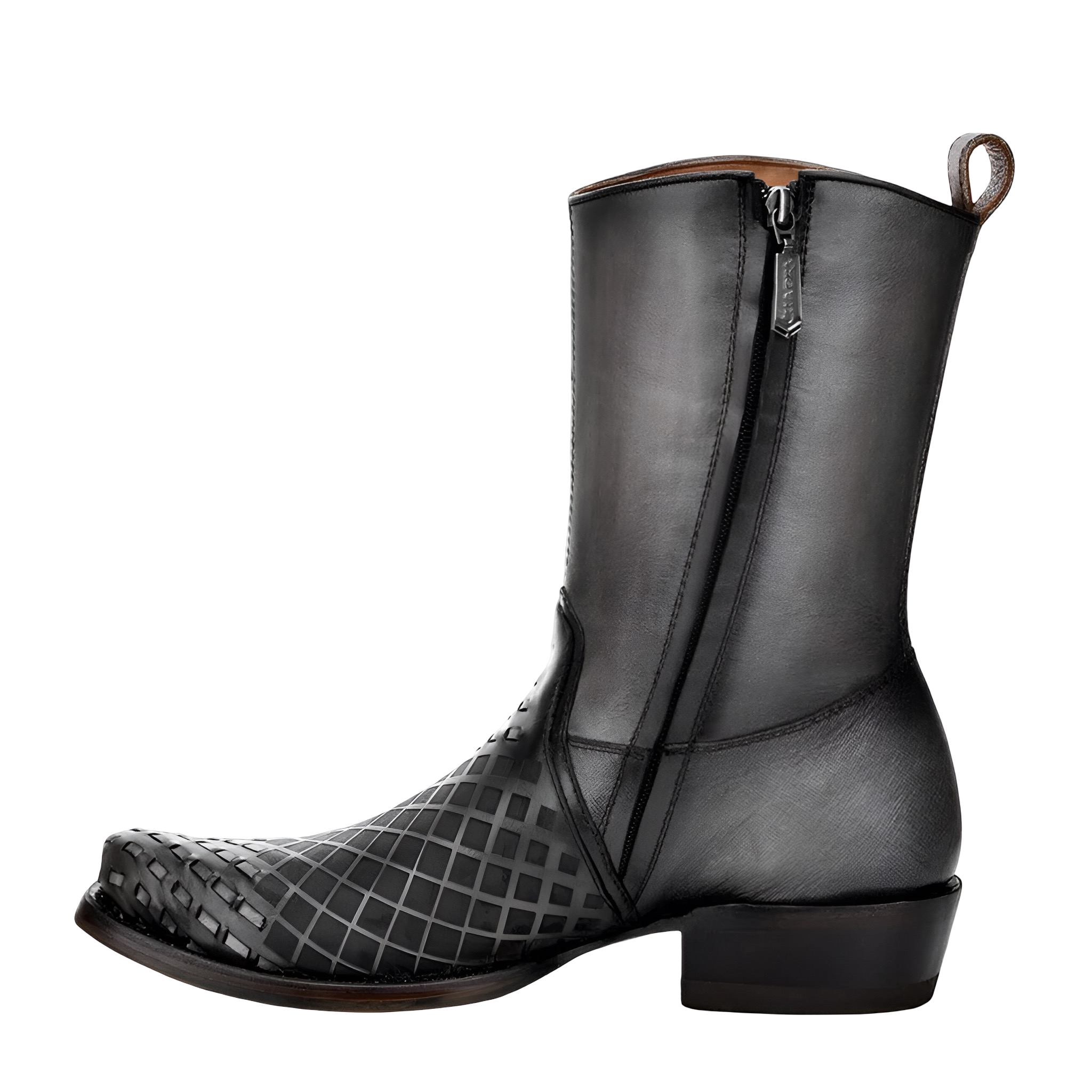 Cuadra MN Urban Western Oxford Cowhide Boot 1J1XRS Light Black