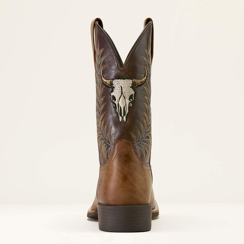 Ariat Men 10064053 Sport Steer Skull Cowboy Boot