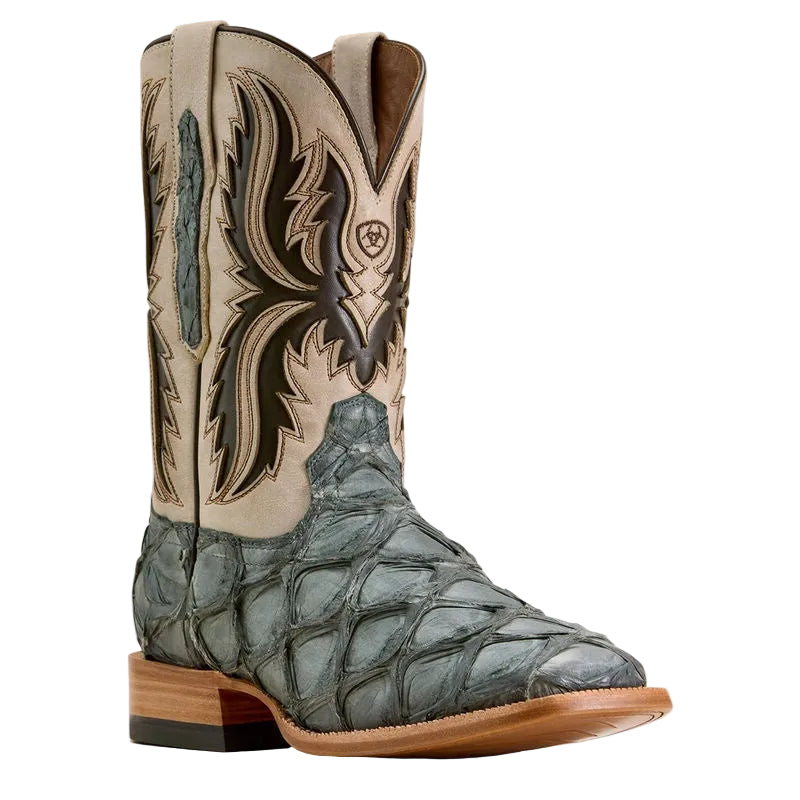 Ariat Men Pirarucu Ashwood Wide Square Toe Cowboy Boot 10072898