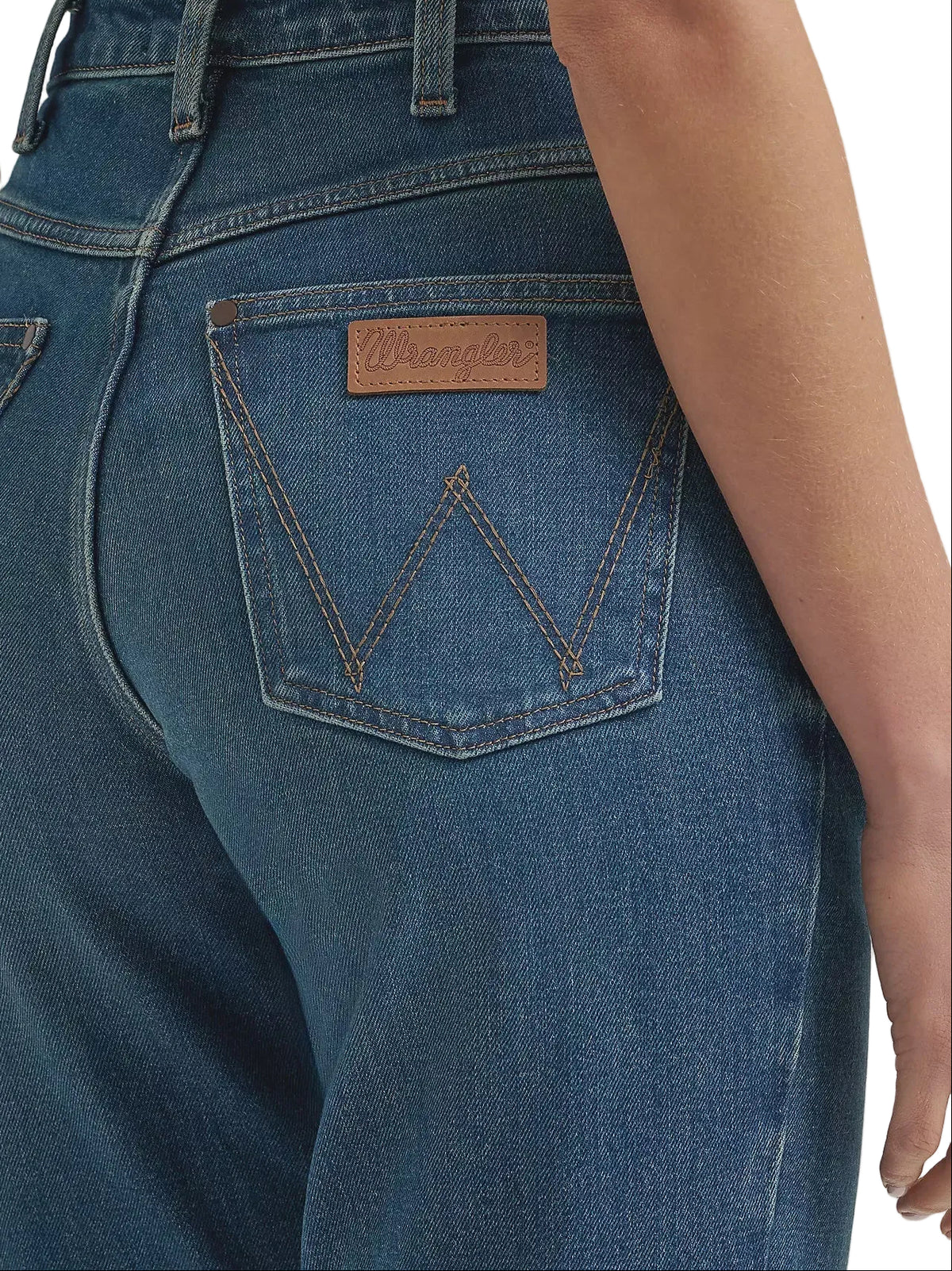 Wrangler Women High Rise Skylar Relaxed Bootcut Riding Jean 112367599