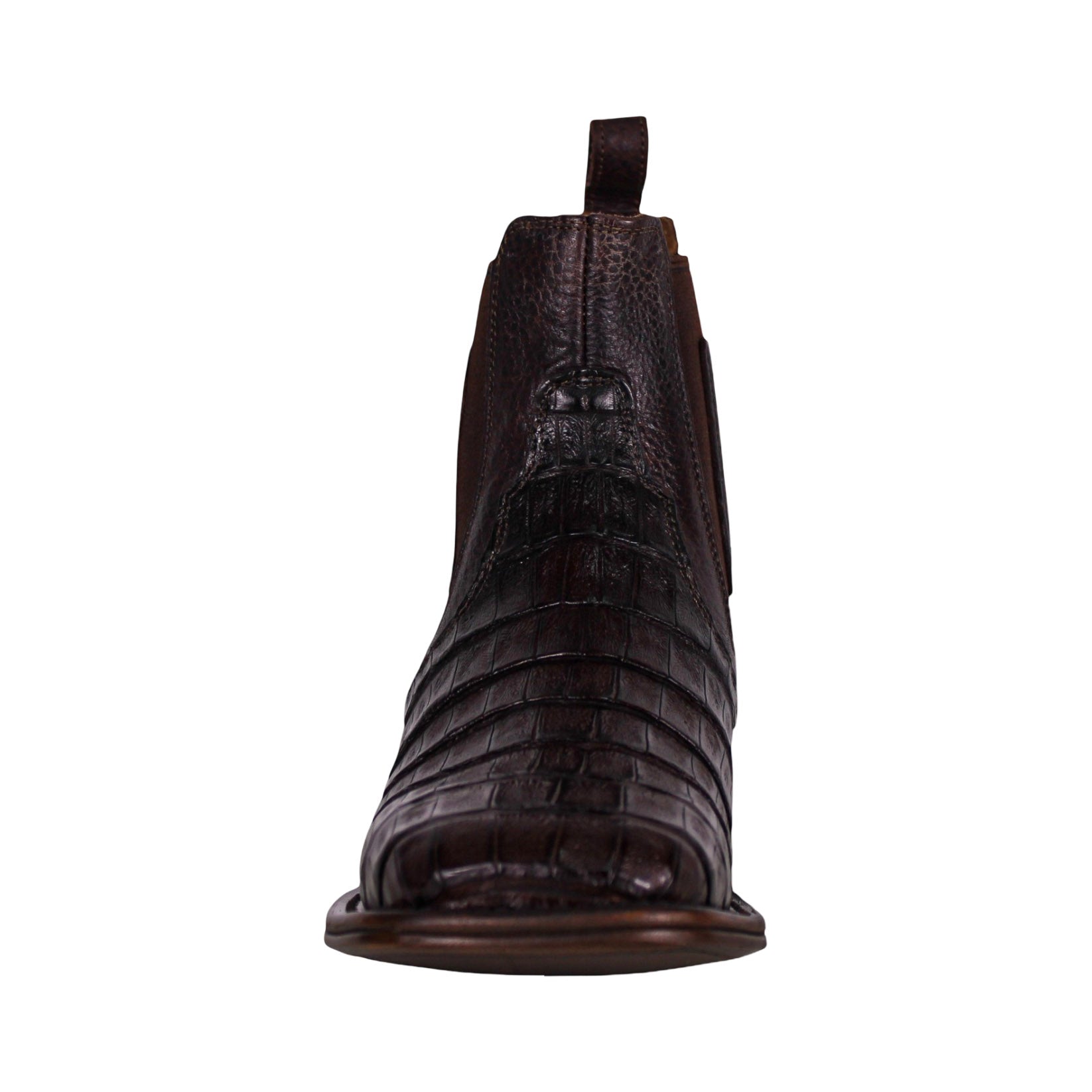 Cerrito MN Caiman Square Toe Ankle Boot IST098C Brown