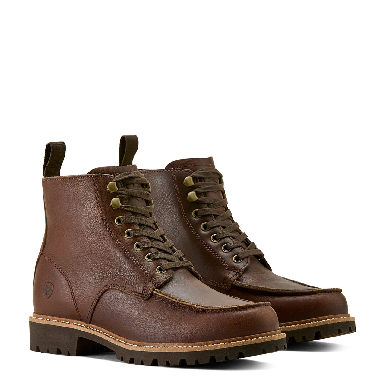 Ariat Men Split Rock Moc Toe Western Shoe 10064038
