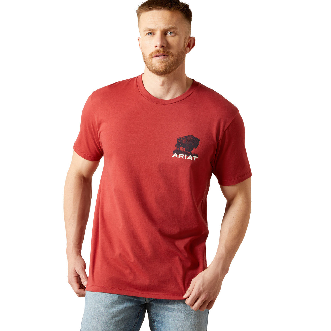 Ariat Men Buffalo Flag SS T-Shirt 10065897