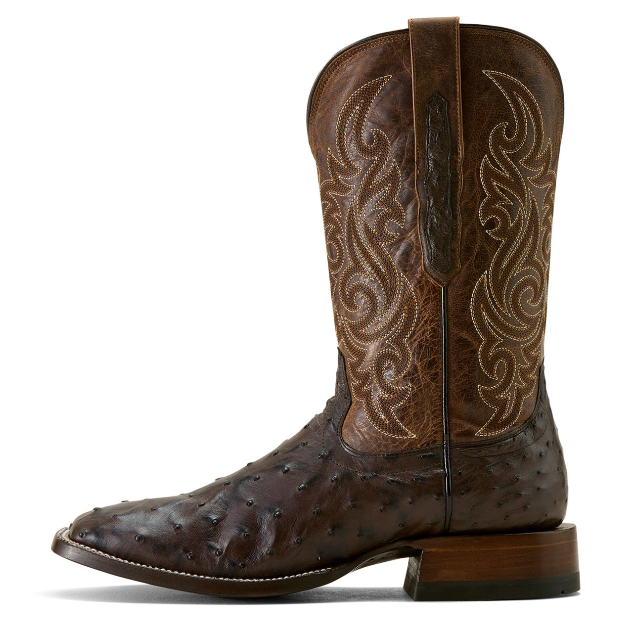 Ariat Men Classic Cash Wide Square Toe Western Boot 10063775