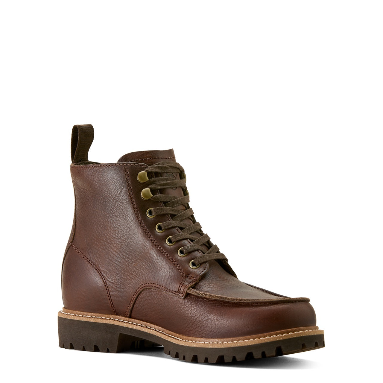 Ariat Men Split Rock Moc Toe Western Shoe 10064038