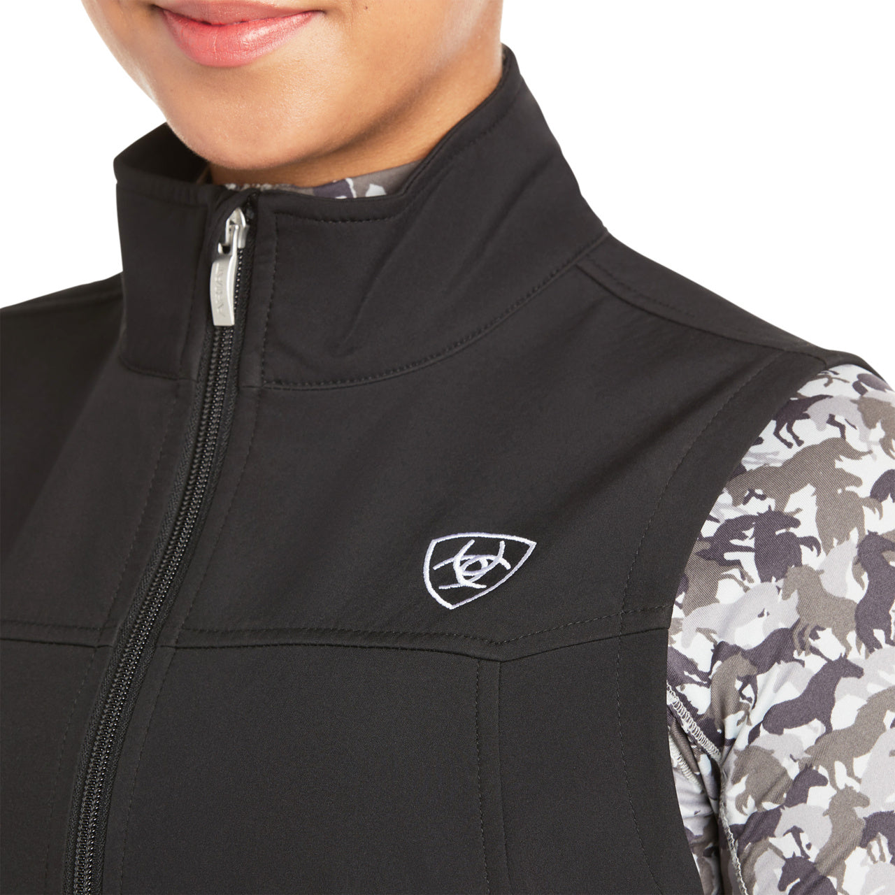 Ariat Women New Team Black Softshell Vest 10020762
