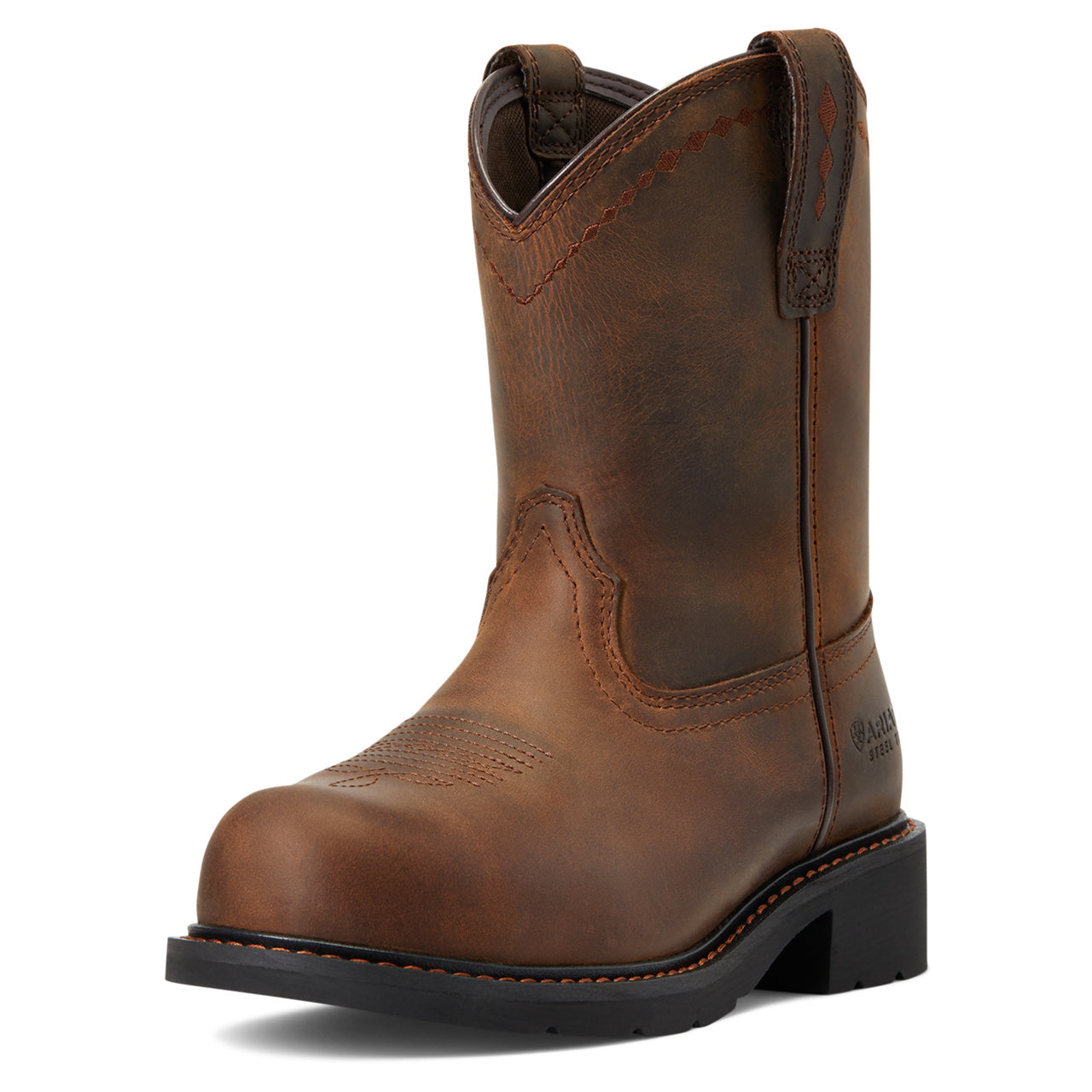 Ariat Women Fatbaby Work Pull-On Steel Toe Work Boot 10040431