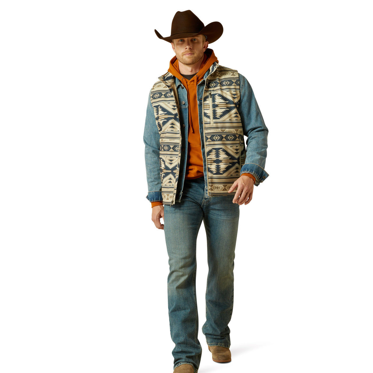 Ariat Men Logo Softshell Vest 10062590