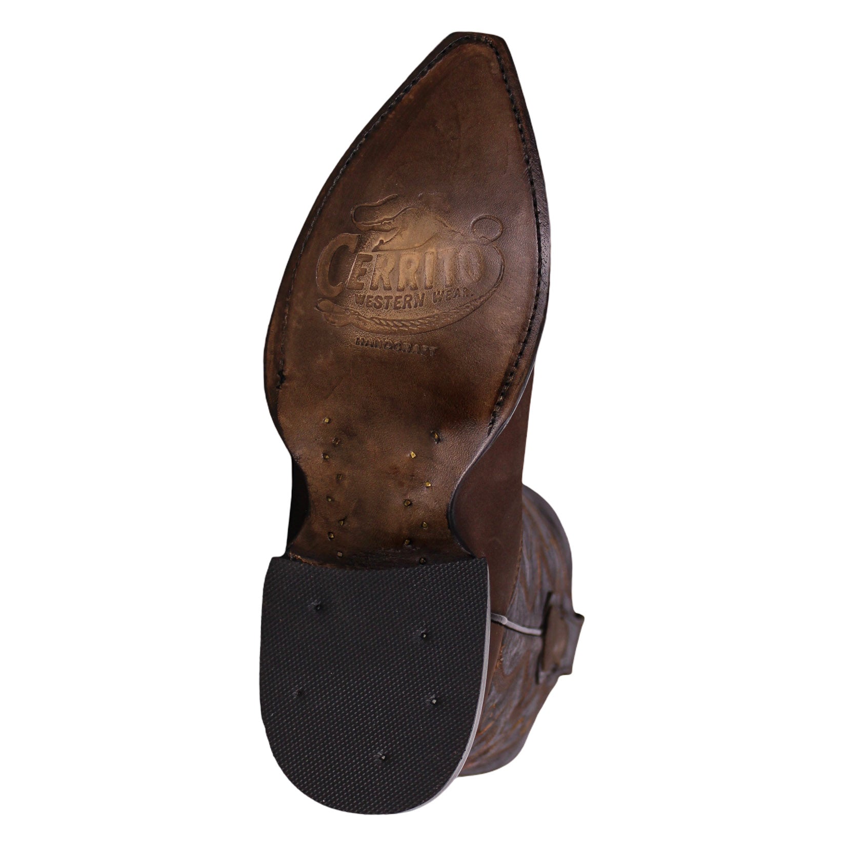 Cerrito MN Cowhide Snip Toe Boot PUB091C Brown