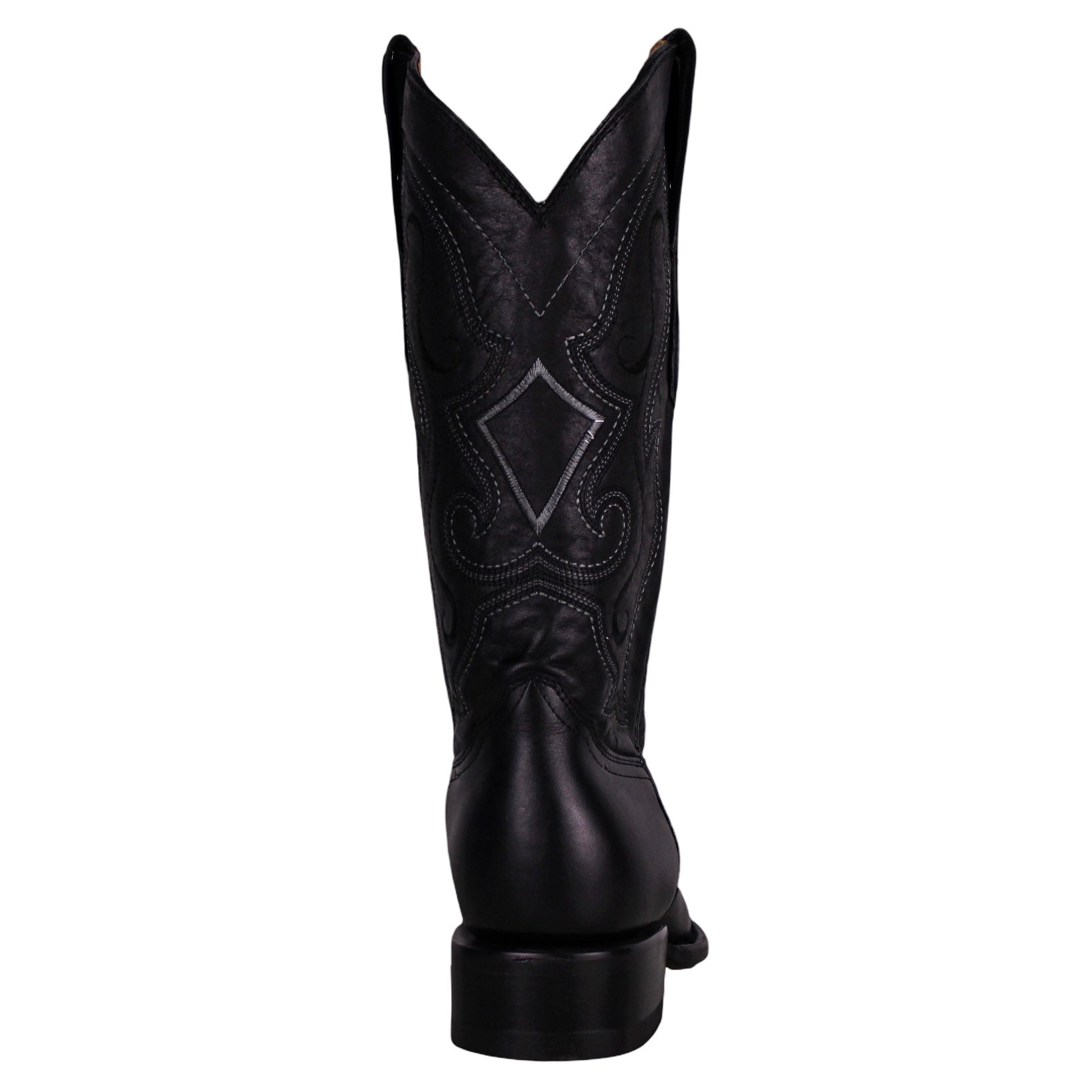 Cerrito MN Cowhide Snip Toe Boot PU010 Graso Black