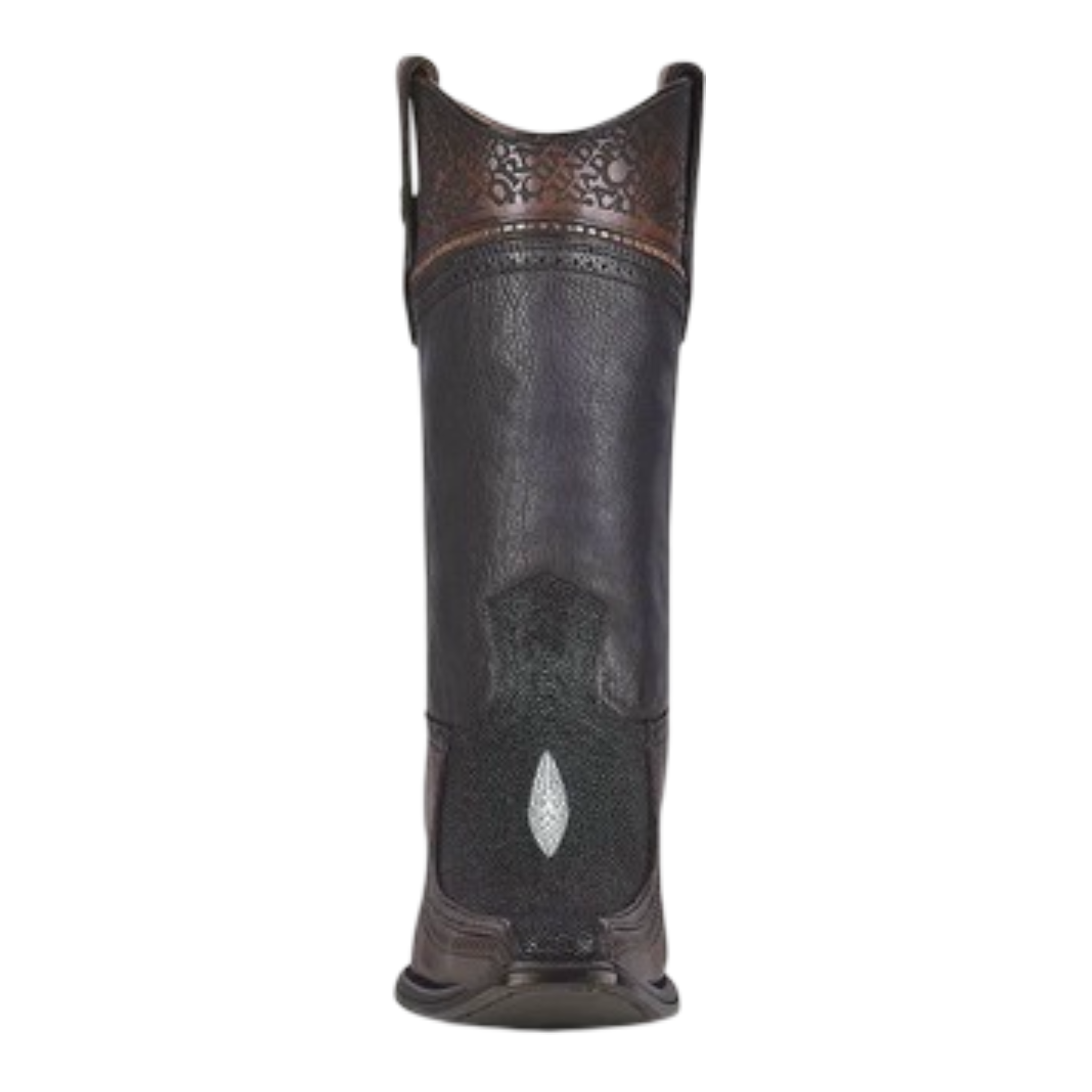 Cuadra Men Stingray Narrow Square Toe Boot 1B1DMA Black