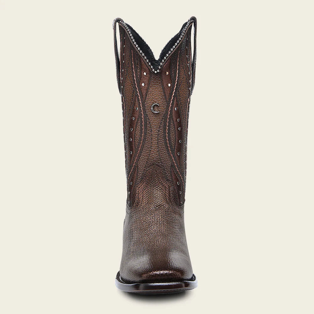 Cuadra WMN Copper Karung Laser & Embroidery Boots 1F3ZKA Bronze