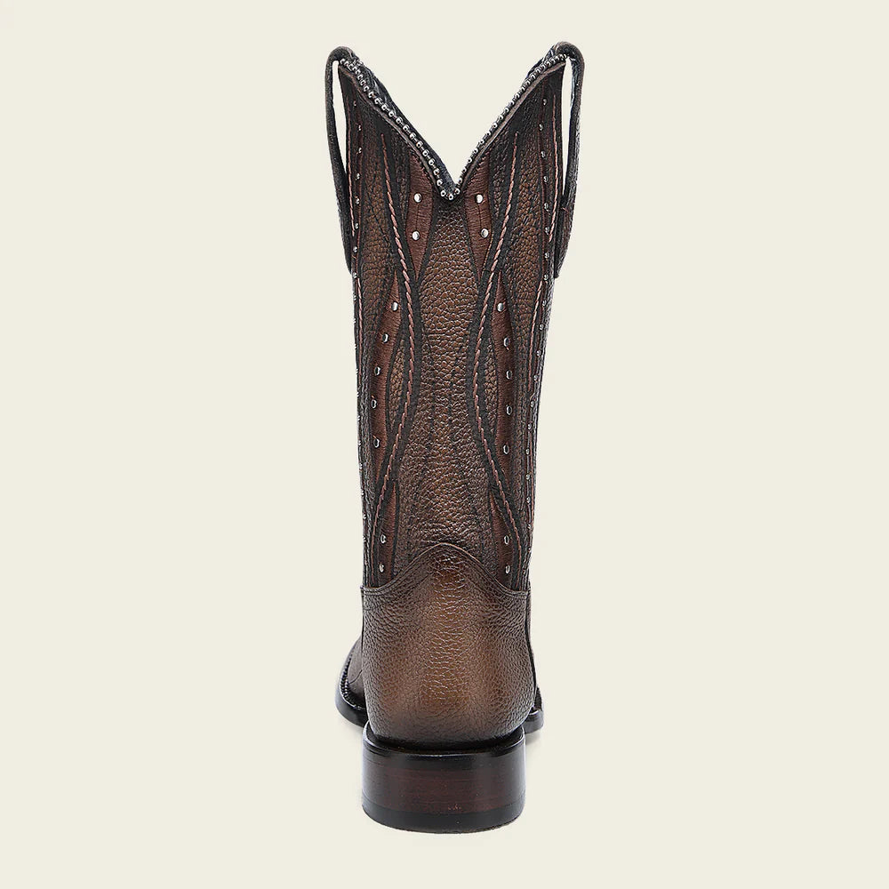 Cuadra WMN Copper Karung Laser & Embroidery Boots 1F3ZKA Bronze