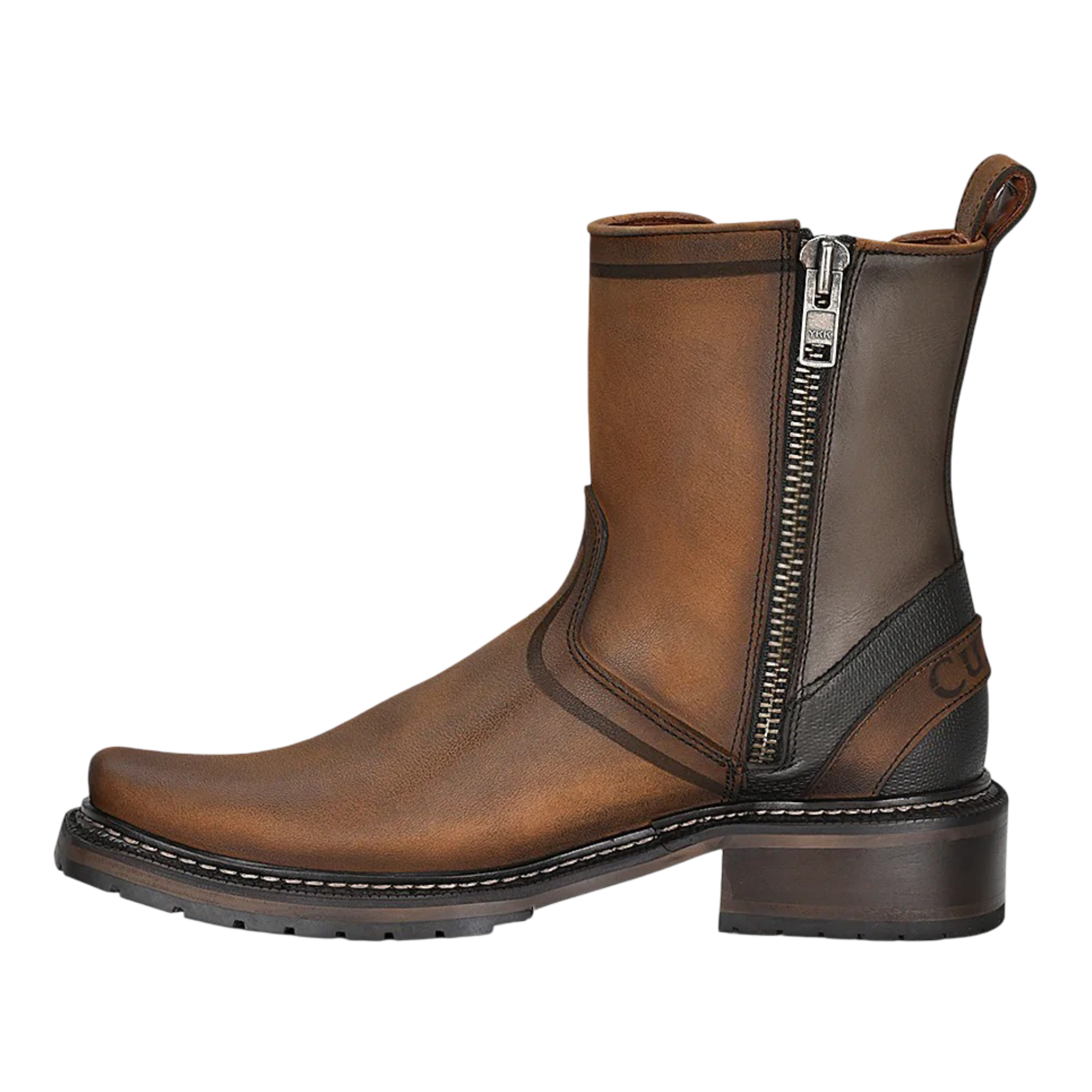 Cuadra Men Urban Matte Cowhide Round Toe Boot 1J2ORS Brown