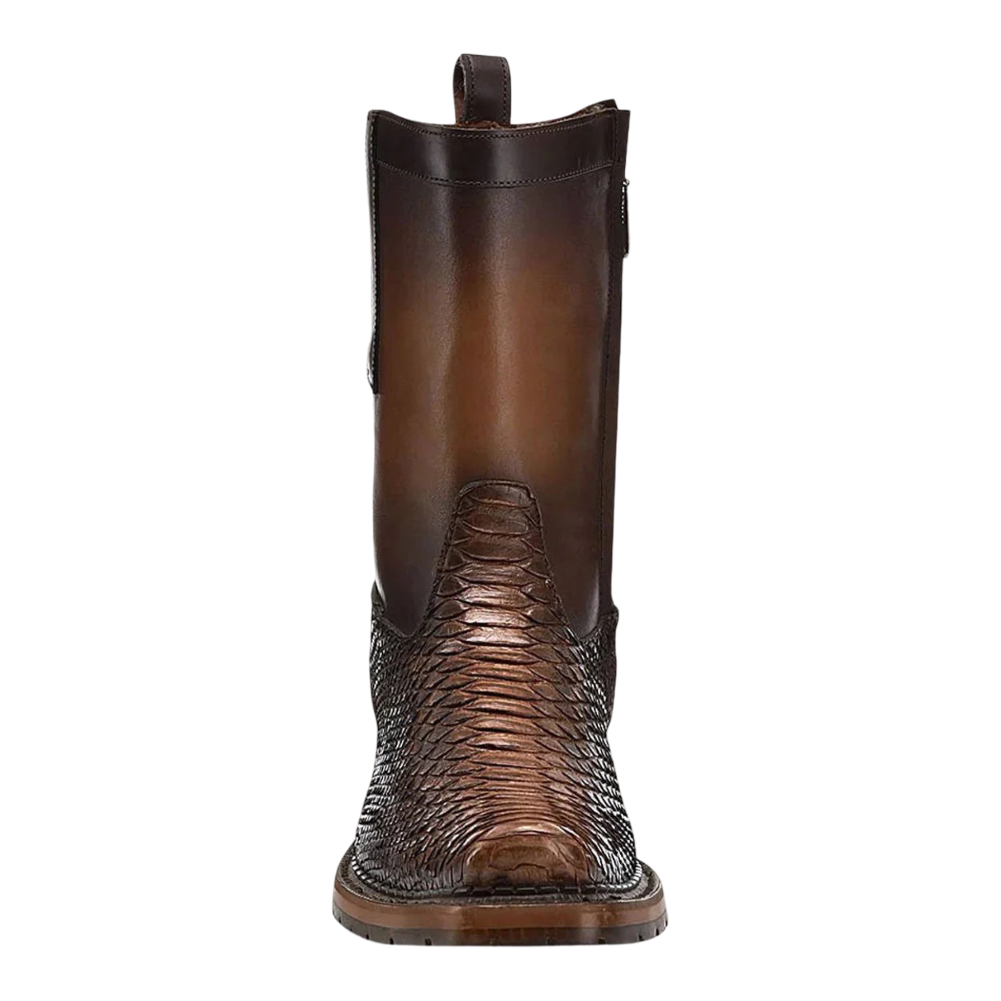Cuadra MN Python Narrow Square Toe Boot 1J2VPH Honey