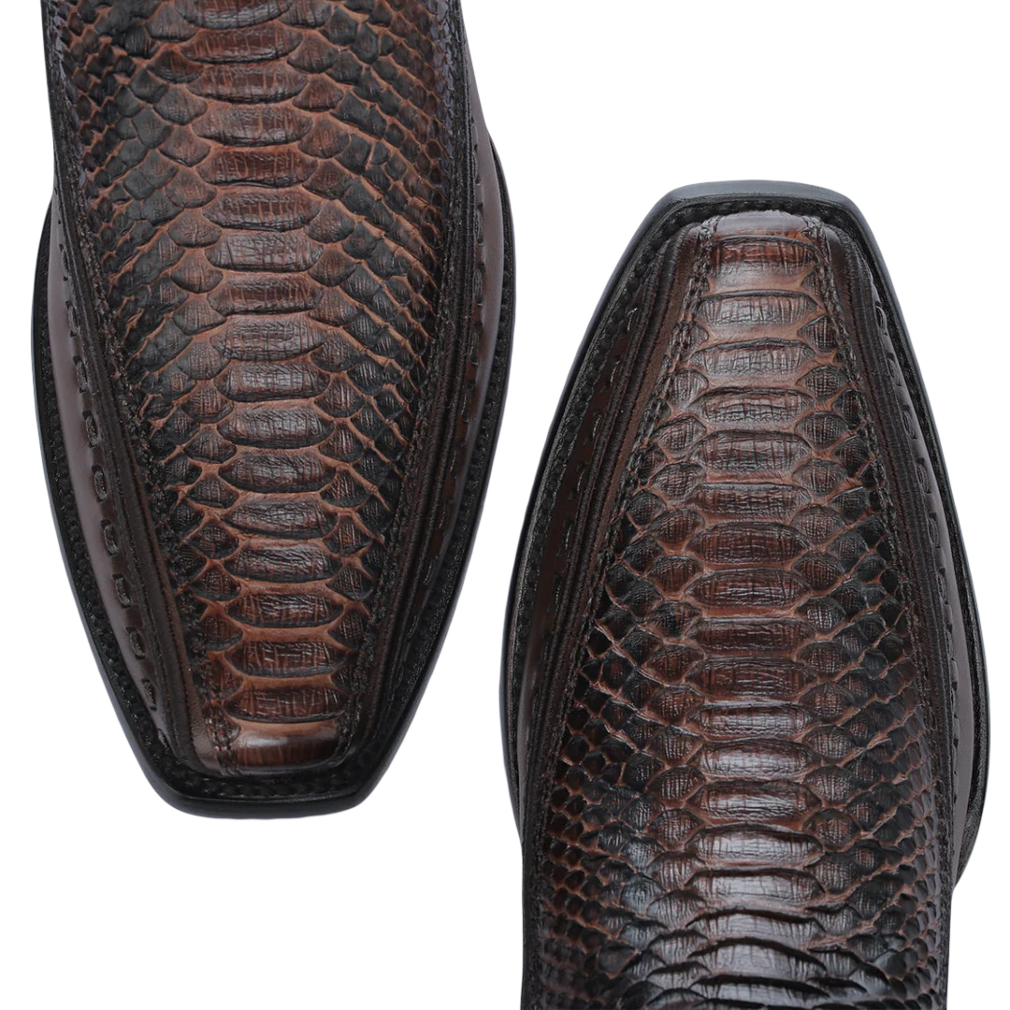 Cuadra Men Python Narrow Toe Boot 1J3GPH Honey