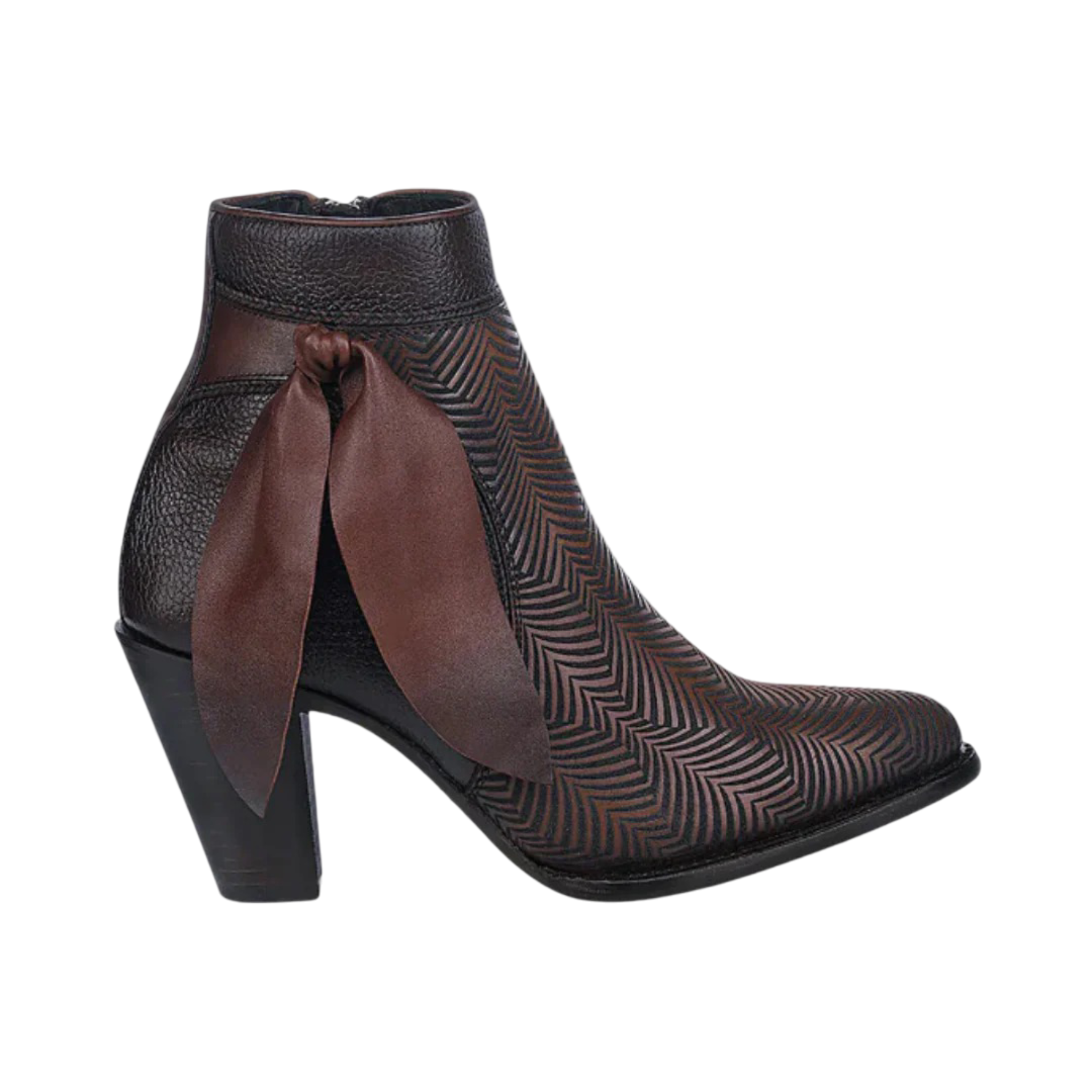 Cuadra WMN Leather Engraving Short Boot 3F0PRS Crust Maple