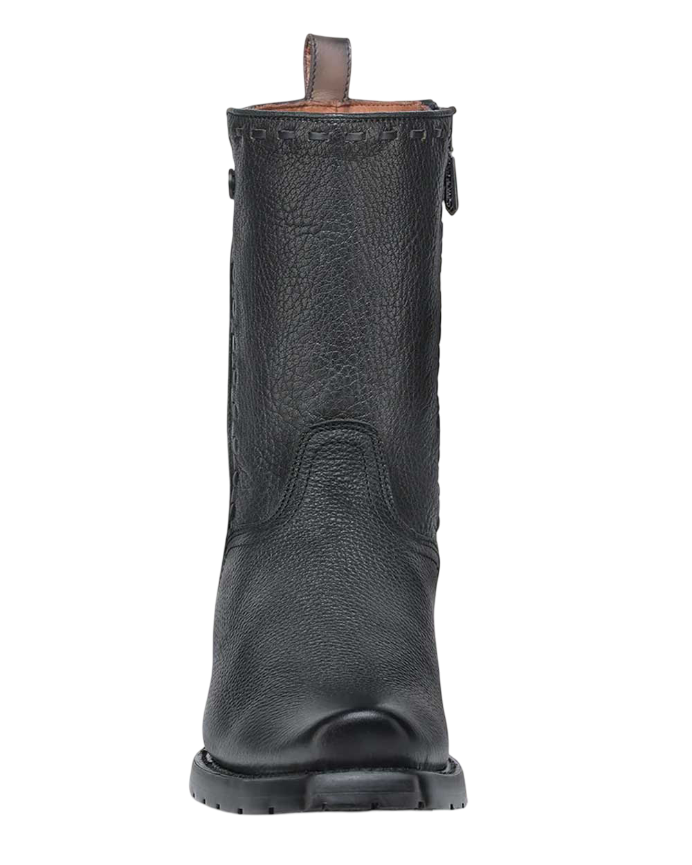 Cuadra MN Urban Engraved Zipper Narrow Sq Toe Boot 1J3NRS Black