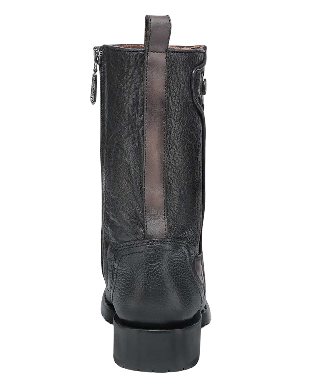 Cuadra MN Urban Engraved Zipper Narrow Sq Toe Boot 1J3NRS Black