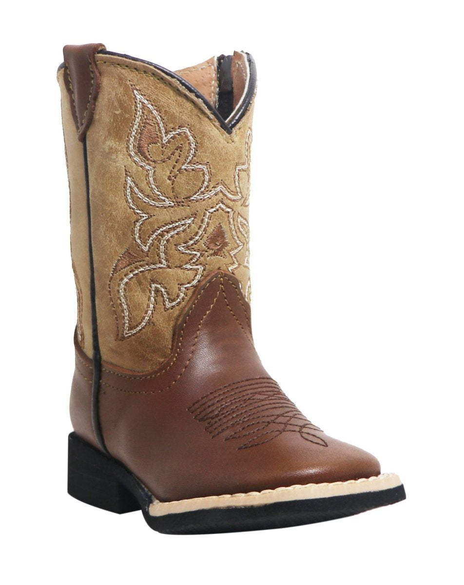 Tanner Mark Infant Tan Top Zip Boot TMI200646