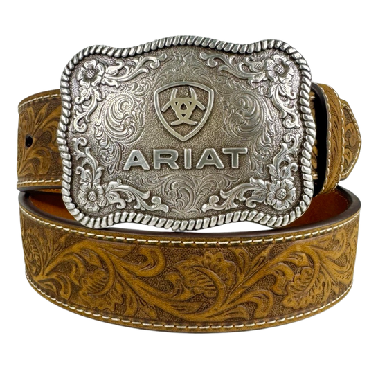 Ariat Leather Handtooled Belt