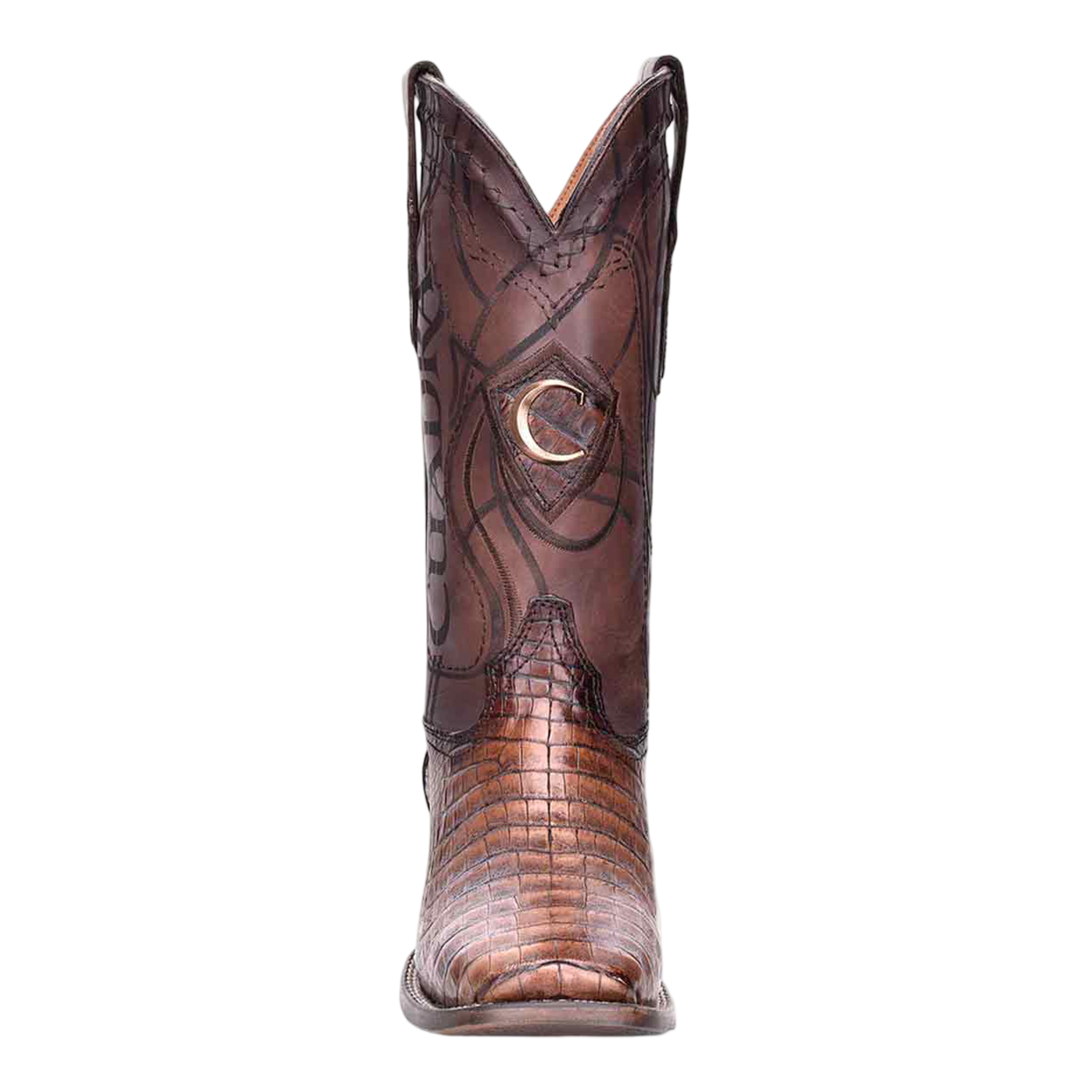 Cuadra MN Caiman Belly Square Boot 3Z1OFY Porto Maple