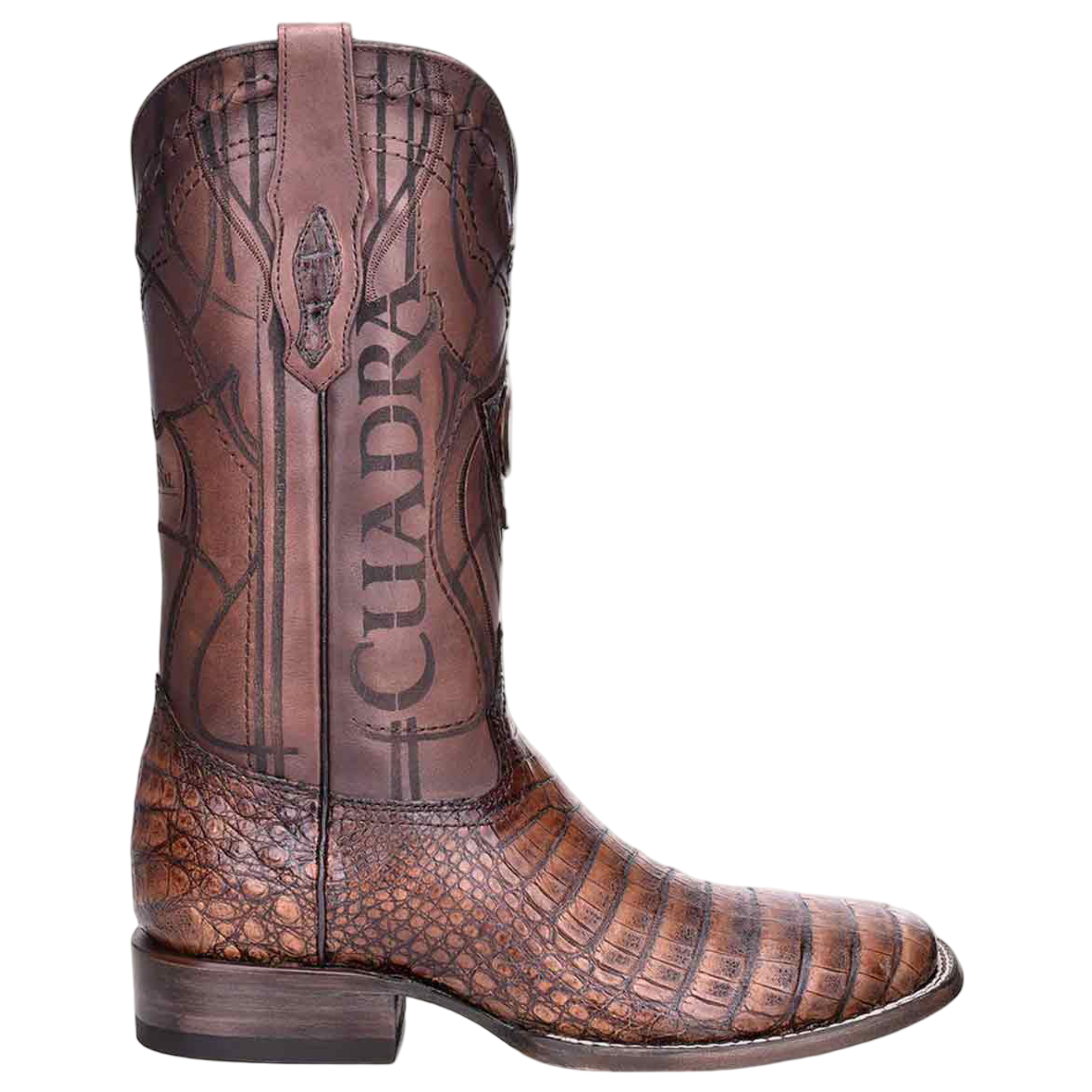 Cuadra MN Caiman Belly Square Boot 3Z1OFY Porto Maple