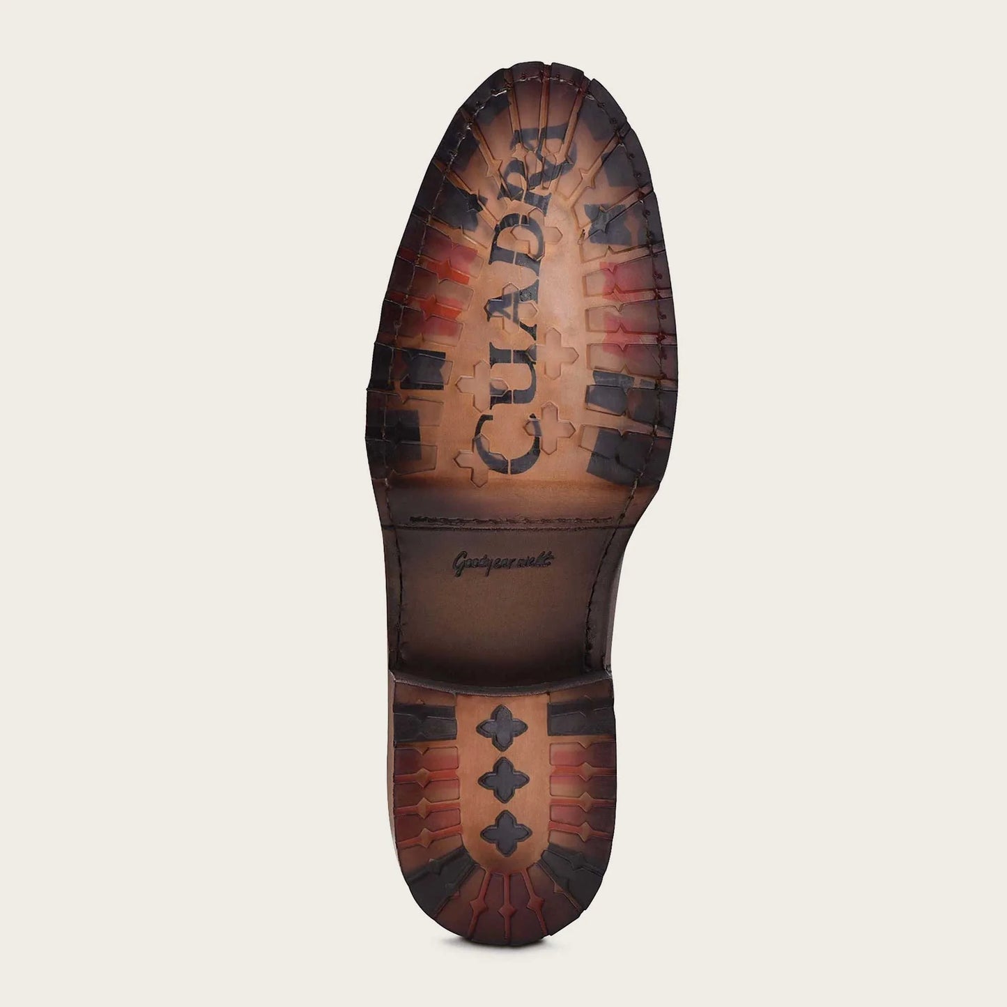 Cuadra brown cowboy boots handwoven in honey leather