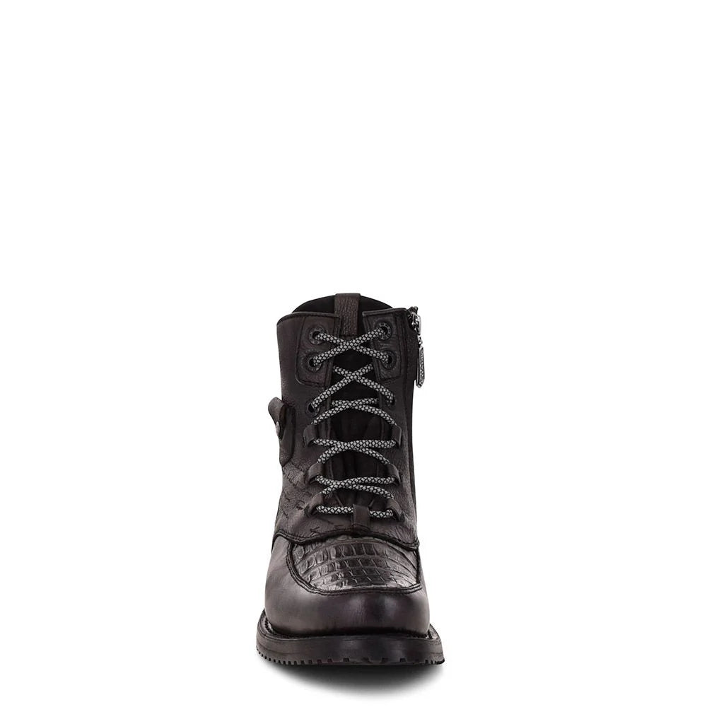 Cuadra MN Caiman Belly Military Shoe 4D09FY Black