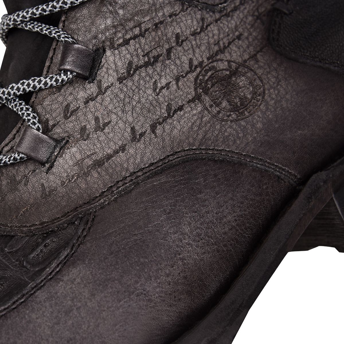 Cuadra MN Caiman Belly Military Shoe 4D09FY Black