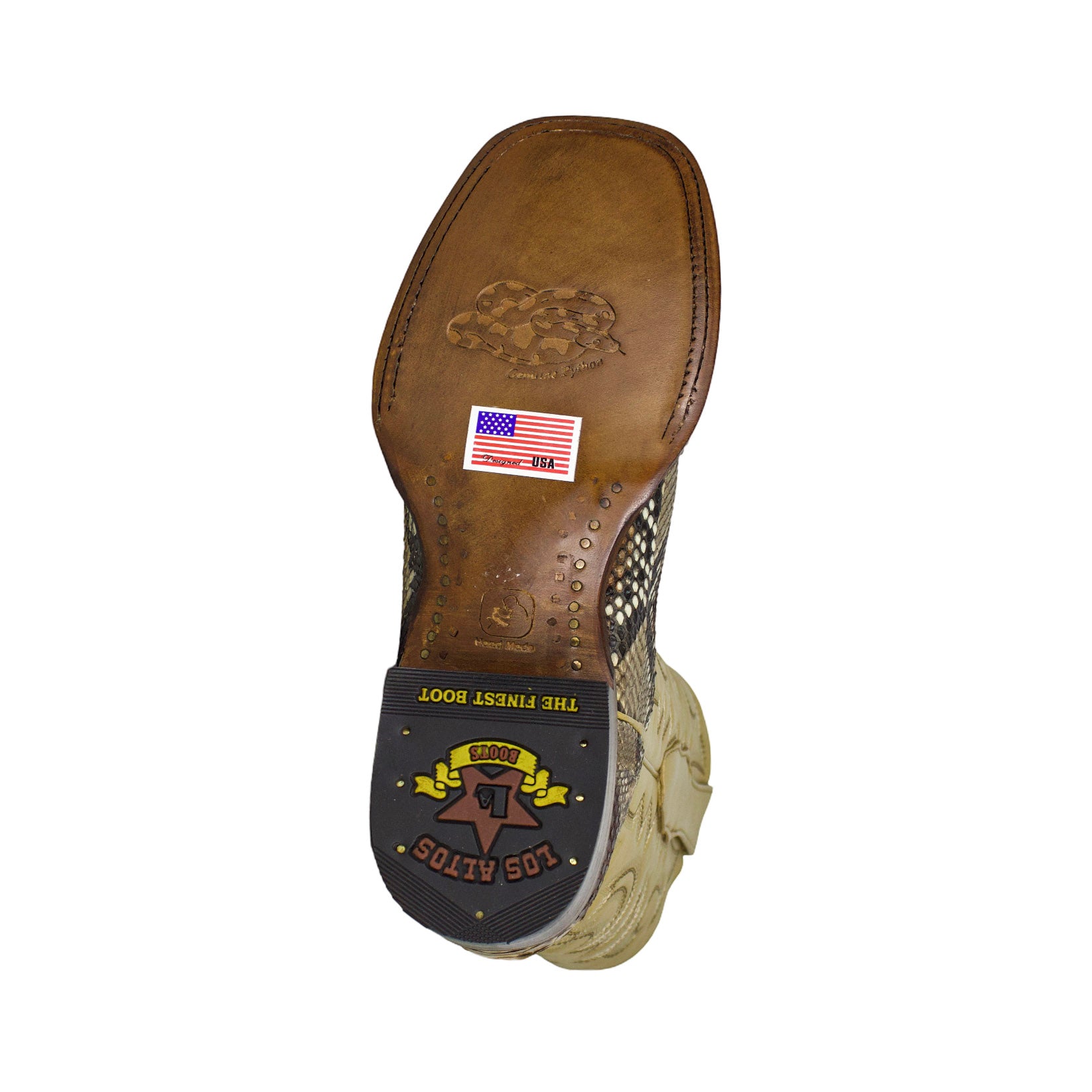 Los Altos Men Python 8225711 Rustic Oryx Square Boot