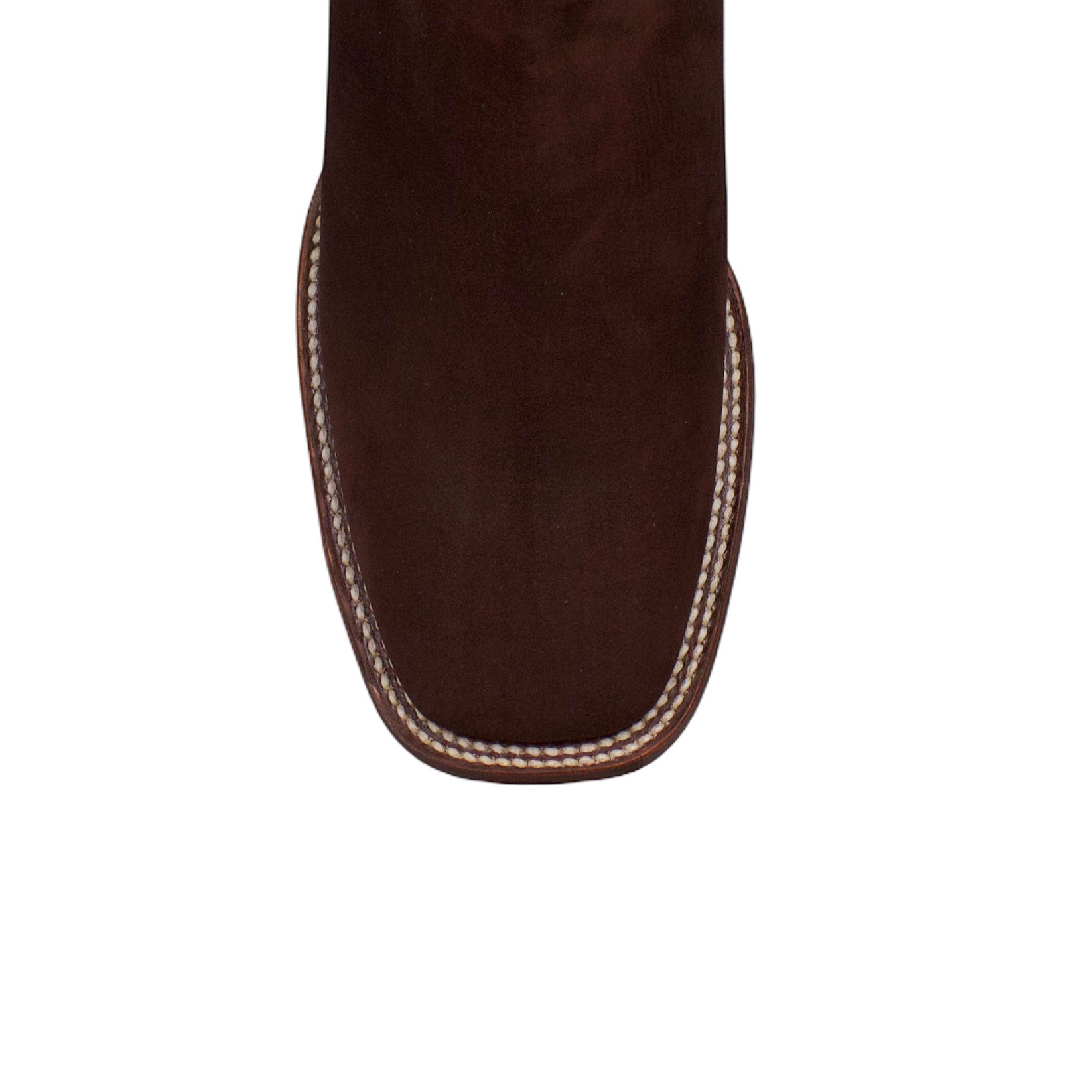 Los Altos Nobuck Burgundy 82B6306 Square Toe Ankle Boot