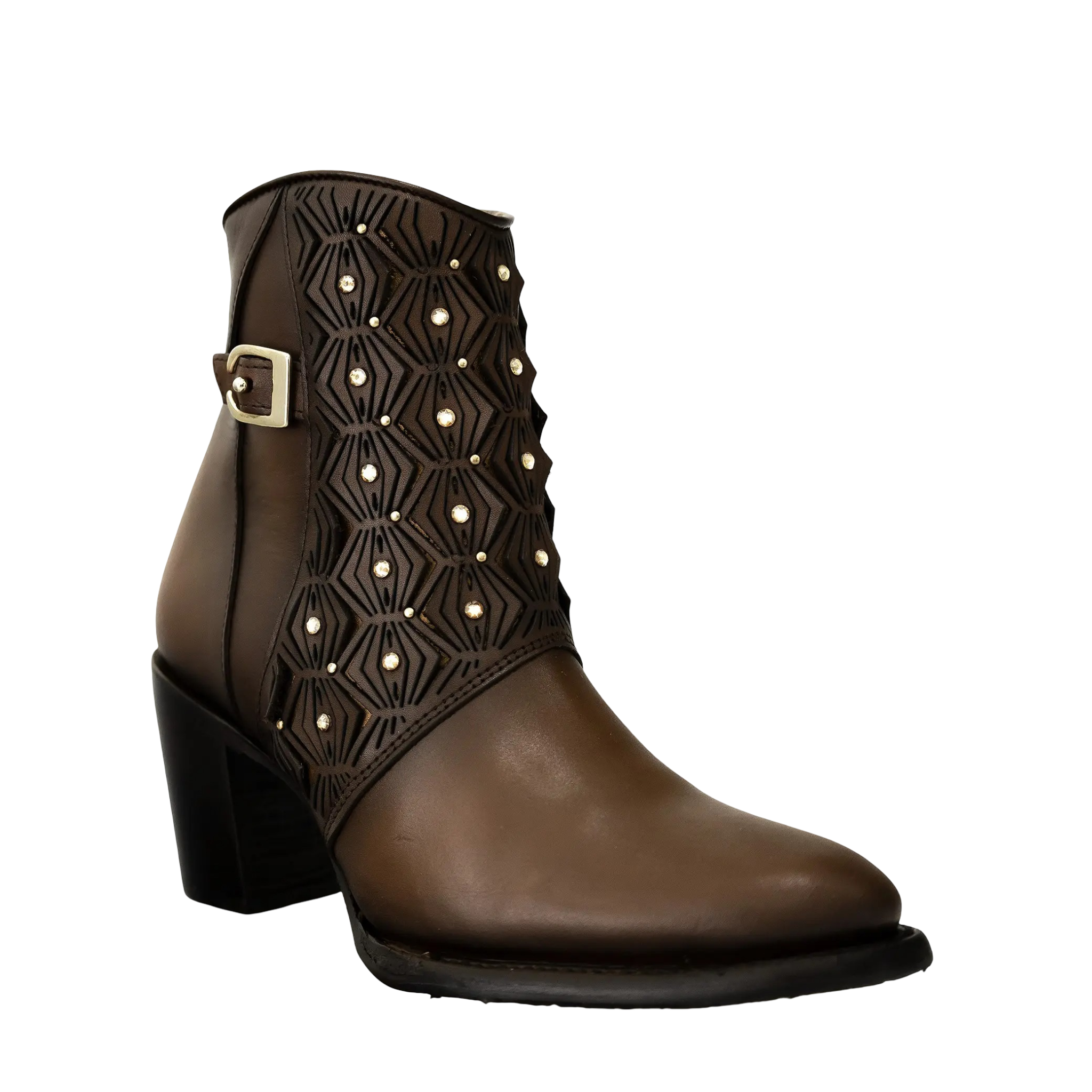 Cuadra WMN Leather Artisan Short Boot 4V15RS Crust Miel