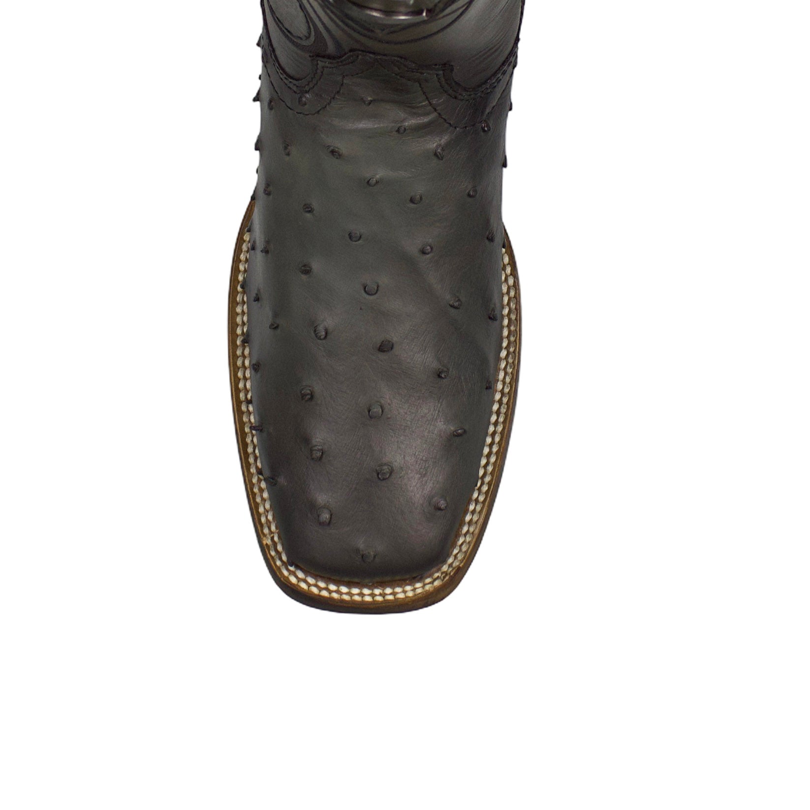 Cuadra MN Ostrich Square Toe Boot 3Z1OA1 Flame Gris