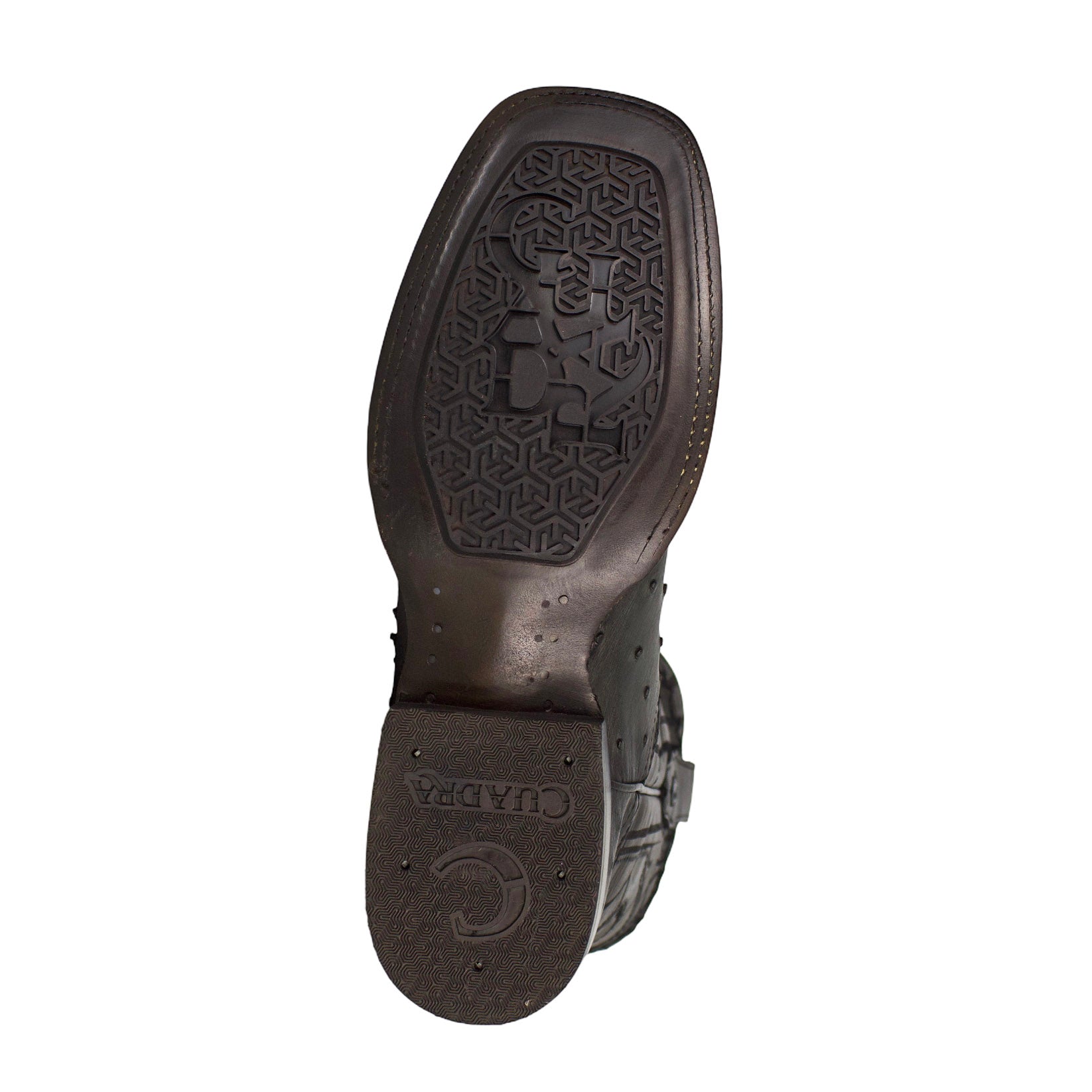 Cuadra MN Ostrich Square Toe Boot 3Z1OA1 Flame Gris