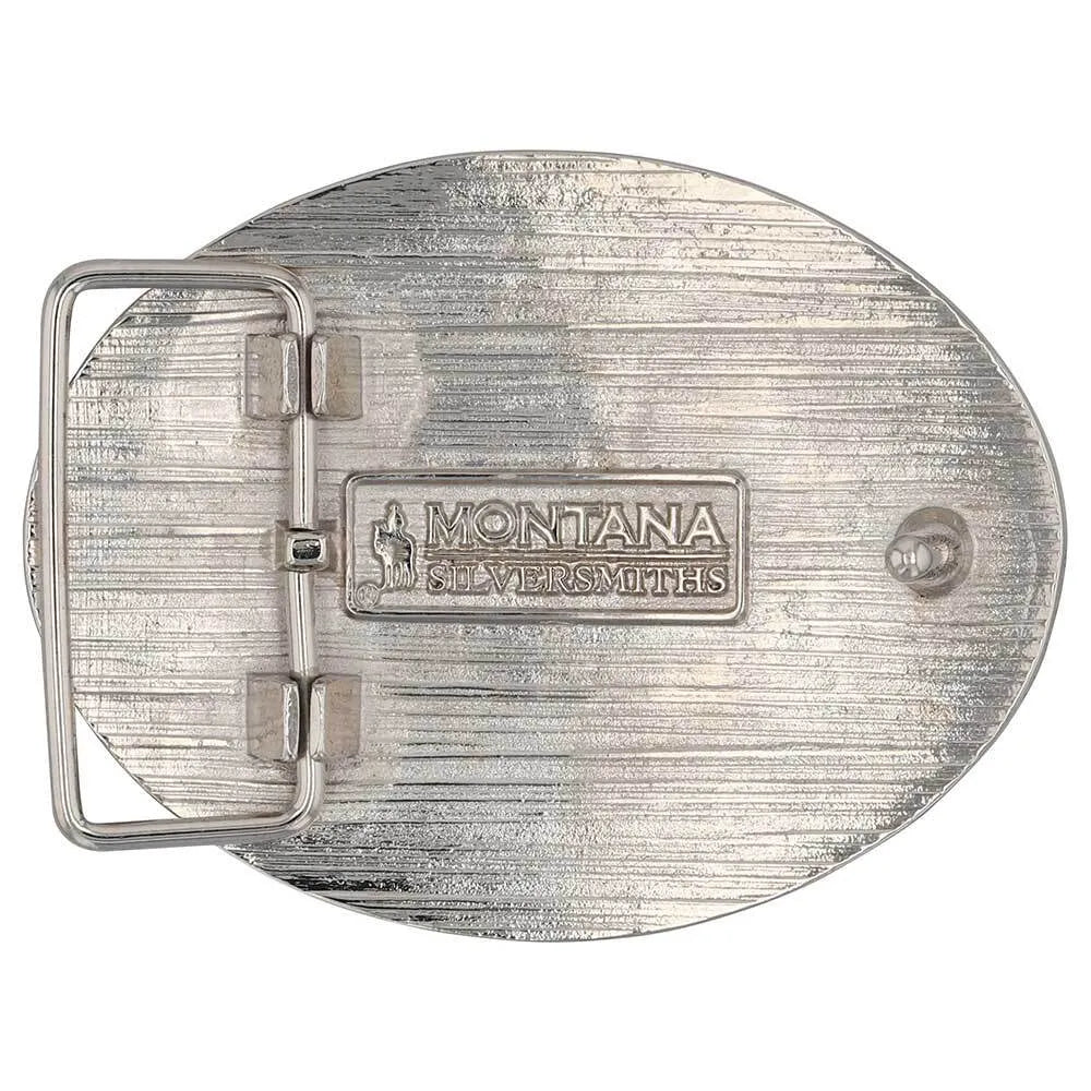 Attitude Tri-tone Christian Cowboy Attitude Buckle A1005