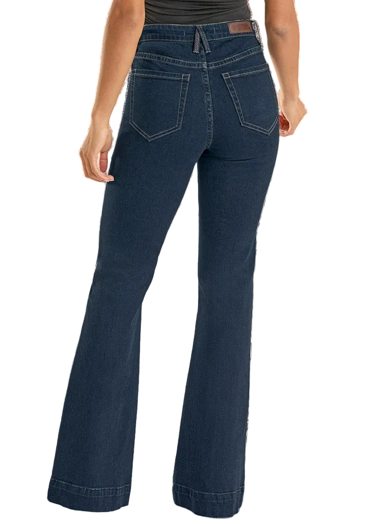 Rock & Roll Women High Rise Carpenter Pocket Trouser Jeans BW5HD09090