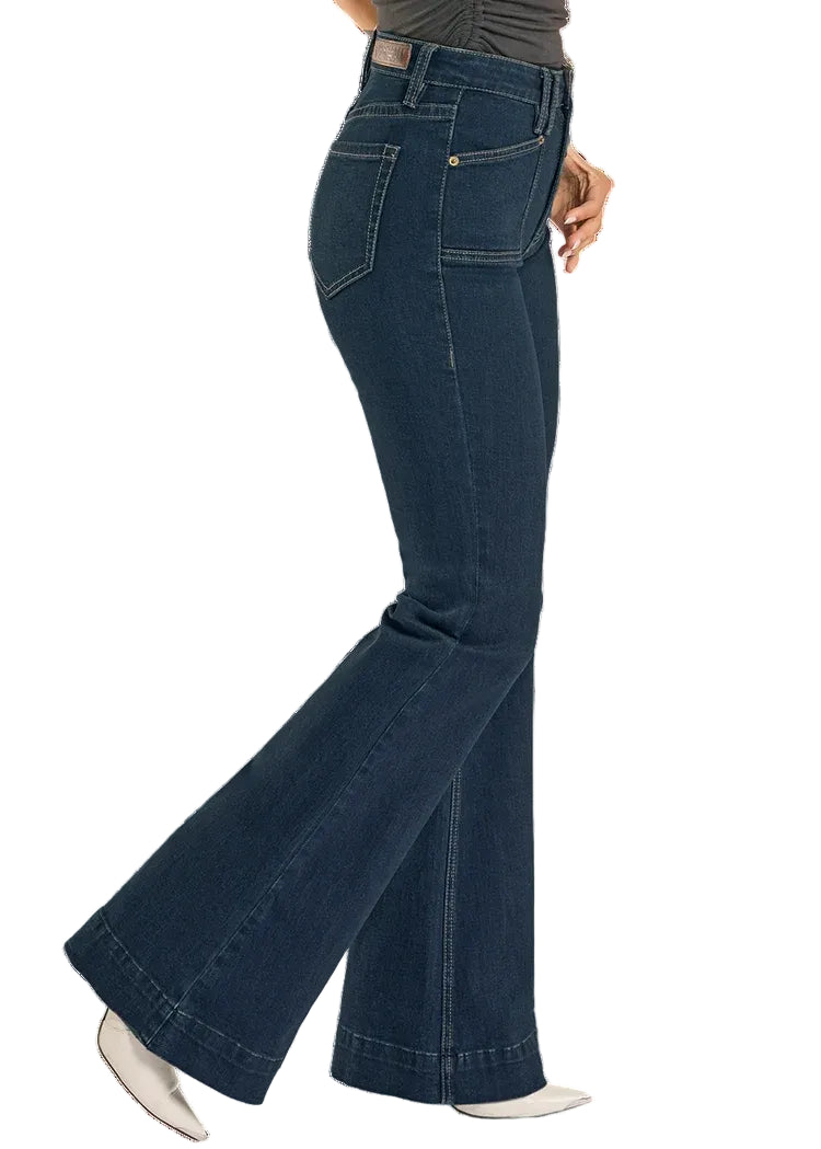 Rock & Roll Women High Rise Carpenter Pocket Trouser Jeans BW5HD09090