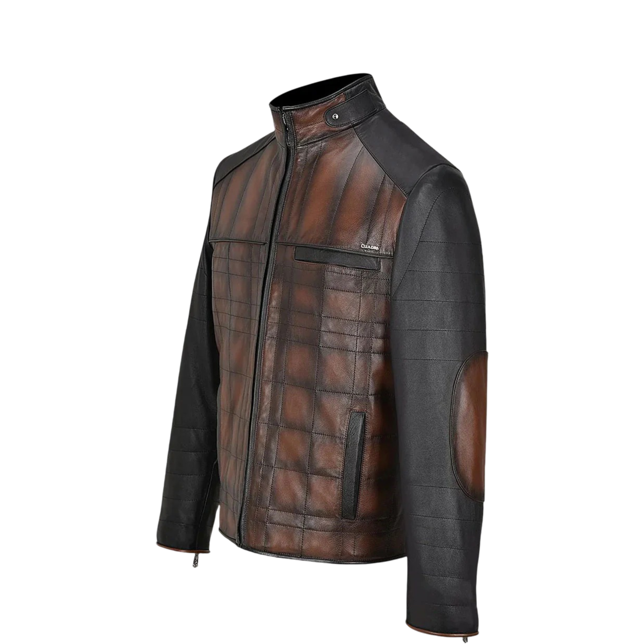 Cuadra Men Lamb Hand-chaded Jacket H308COB Brown