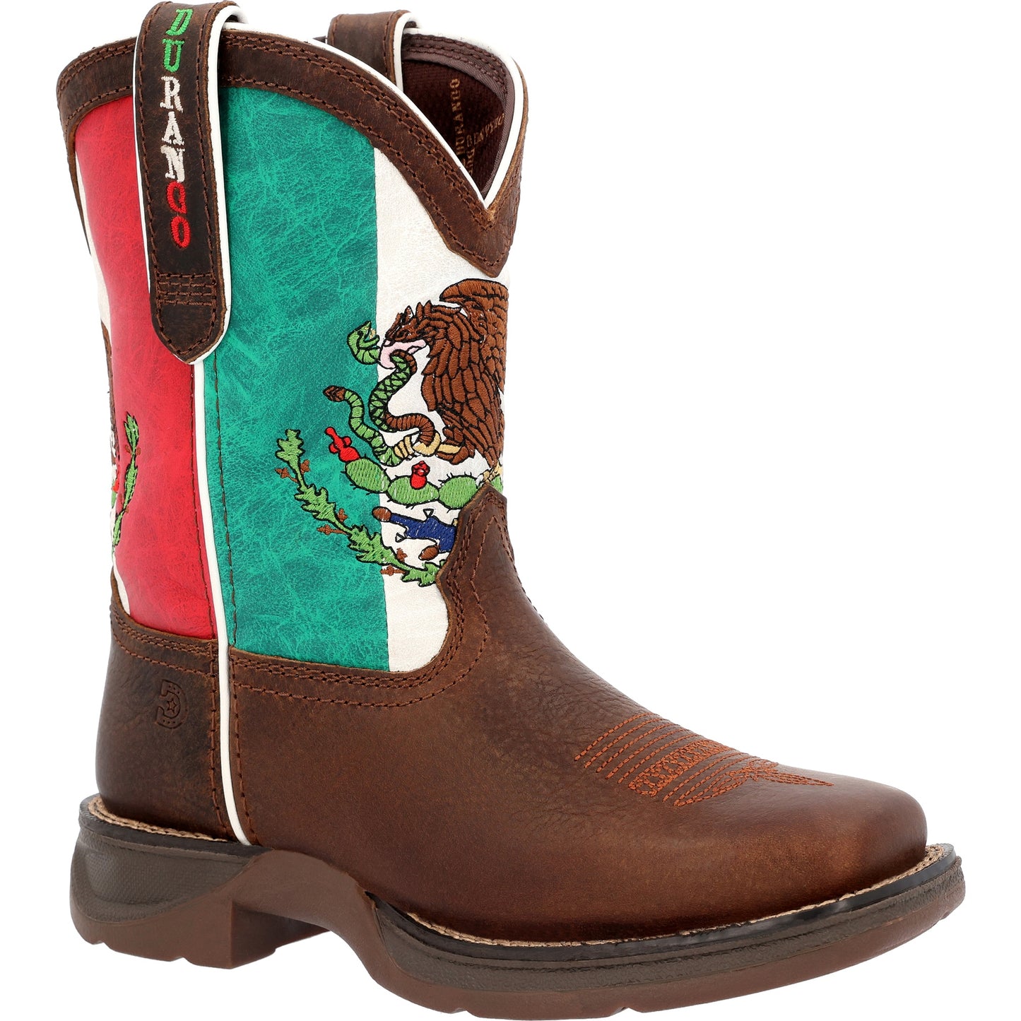 DURANGO BIG KID'S MEXICAN FLAG WESTERN BOOT