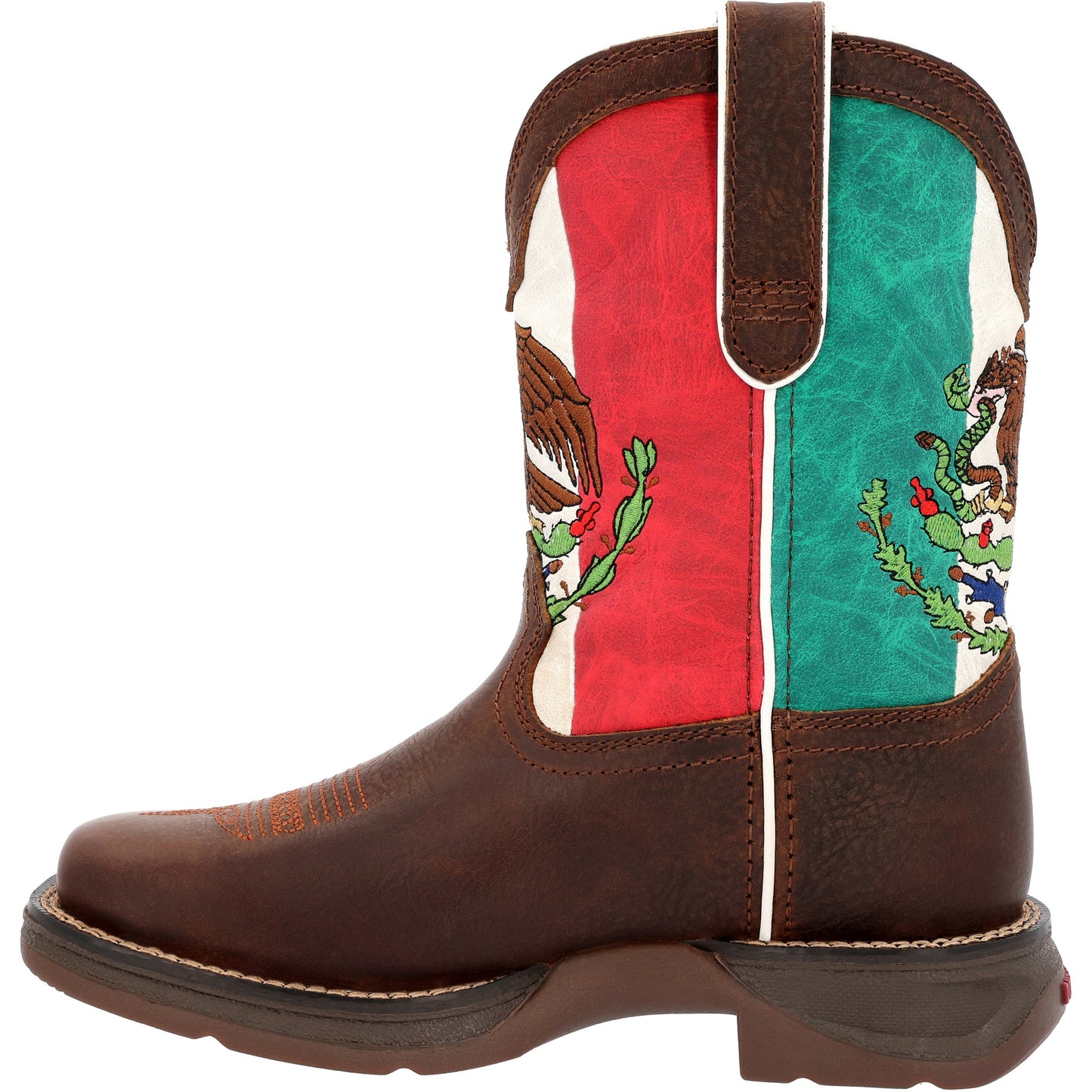 DURANGO BIG KID'S MEXICAN FLAG WESTERN BOOT