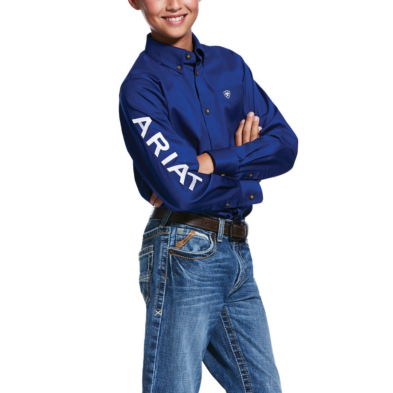 Ariat KID Ultramarine/White shirt 10030164
