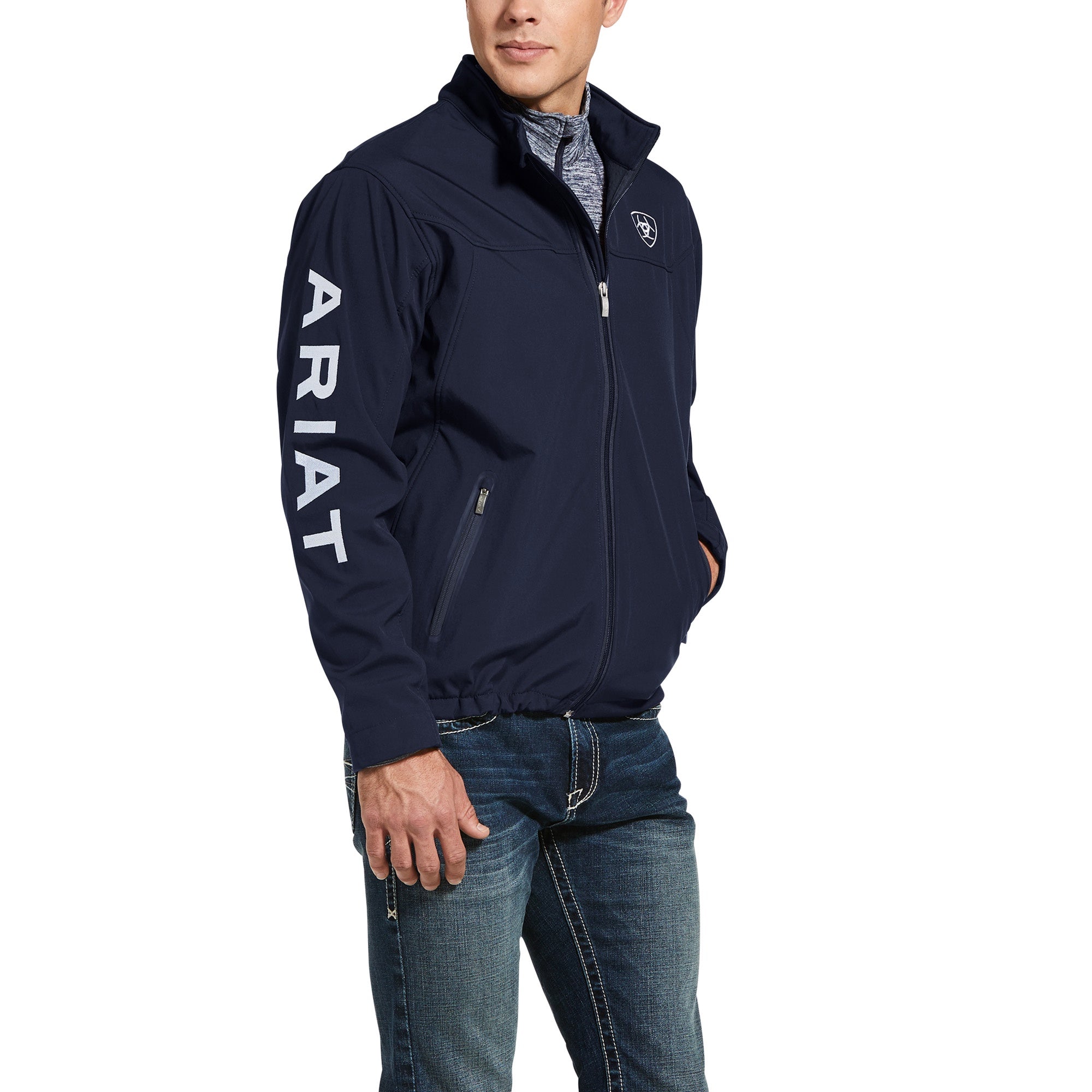 Ariat Men Navy Softshell 10032687 Jacket