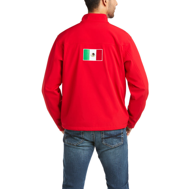 Ariat Men Red Softshell Mexico Jacket