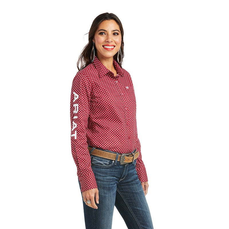 Ariat WMN Red Shirt 10037433