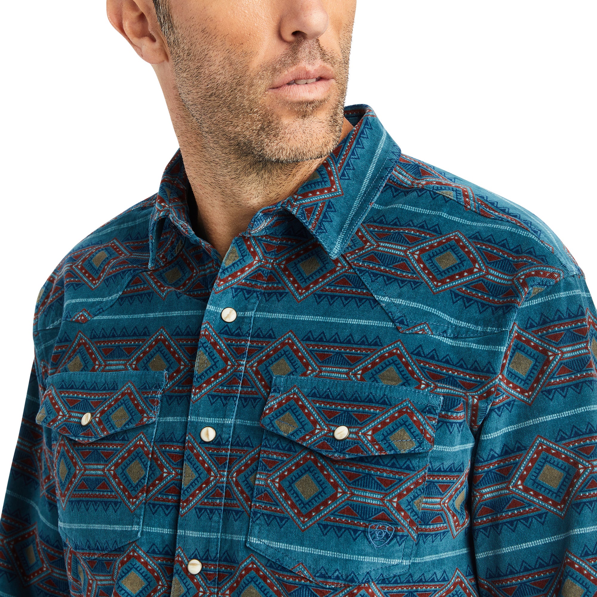 Ariat MN Sylvan Teal Shirt 10041778