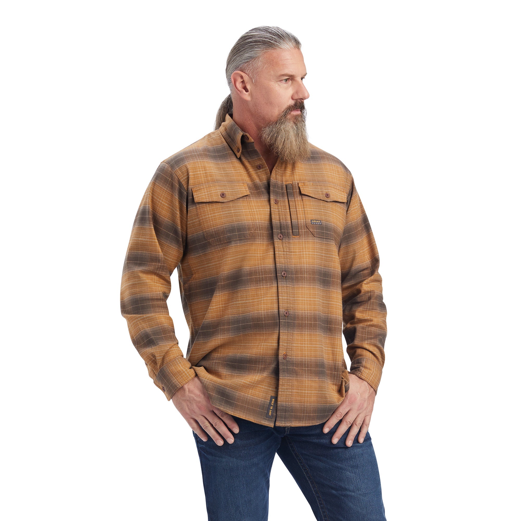 Ariat Men Rebar Plaid Work 10041544 Jacket