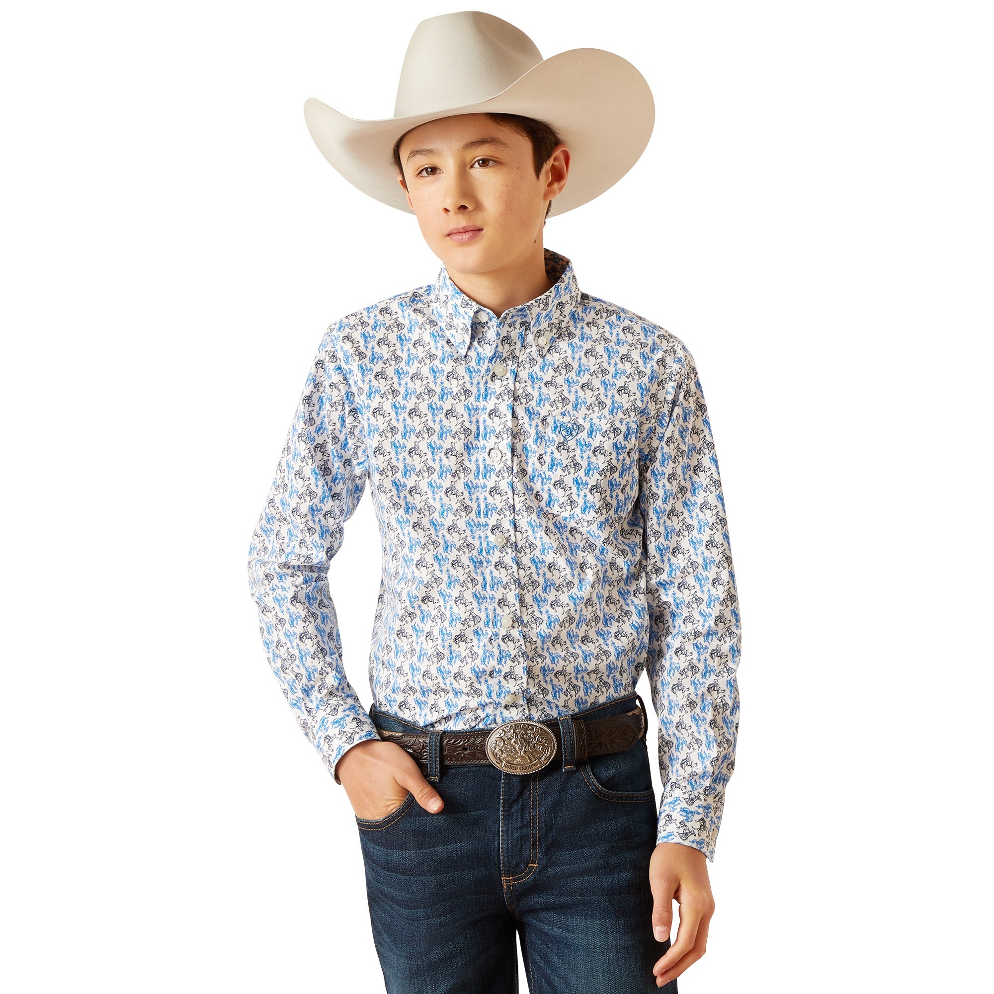 Ariat KID White shirt 10047296