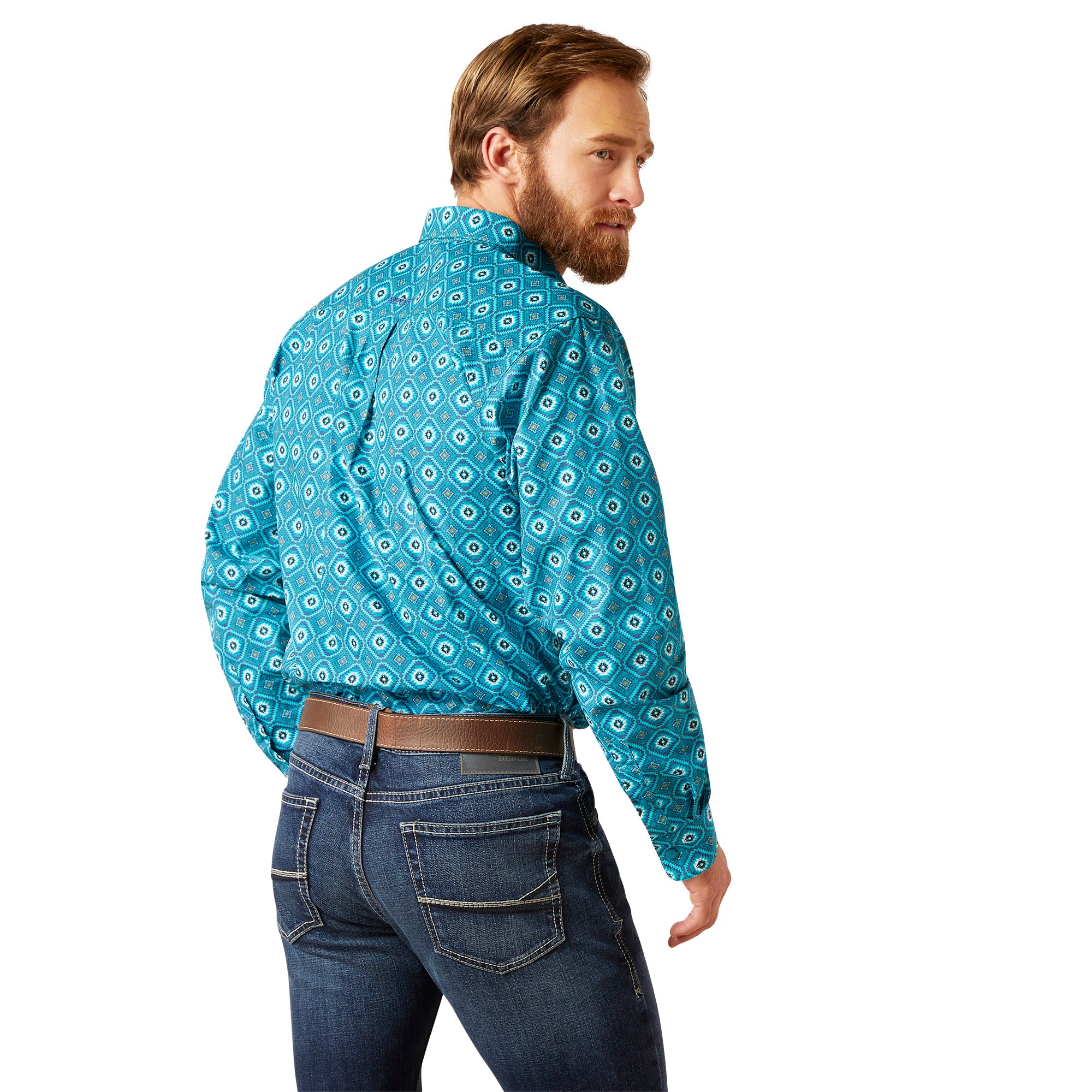 Ariat MN Lanai Turquoise Shirt 10046194
